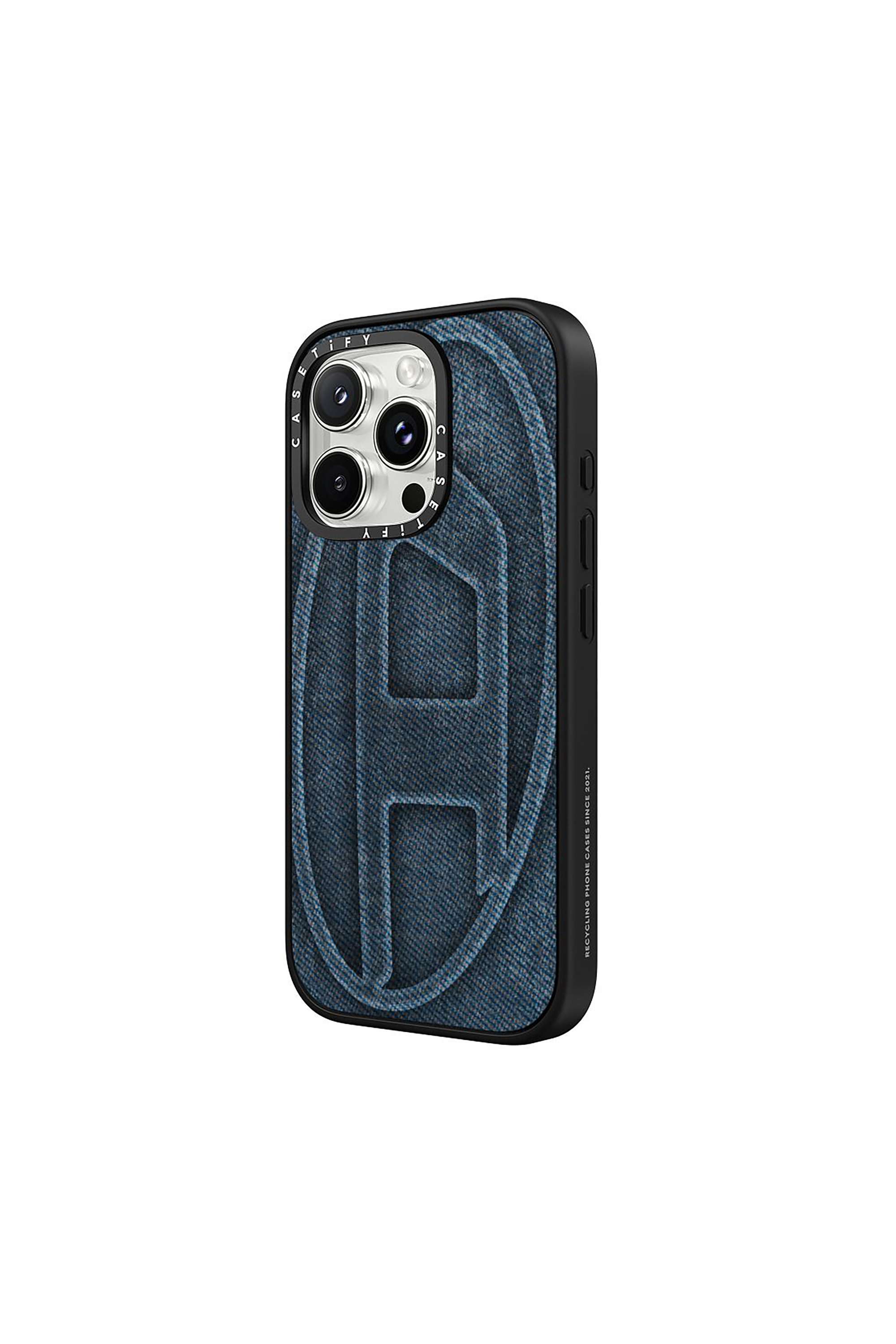 Diesel - 60582 MOULDED CASE, Unisex H&uuml;lle Oval D impact f&uuml;r iPhone 16 Pro Max in Blau - 2