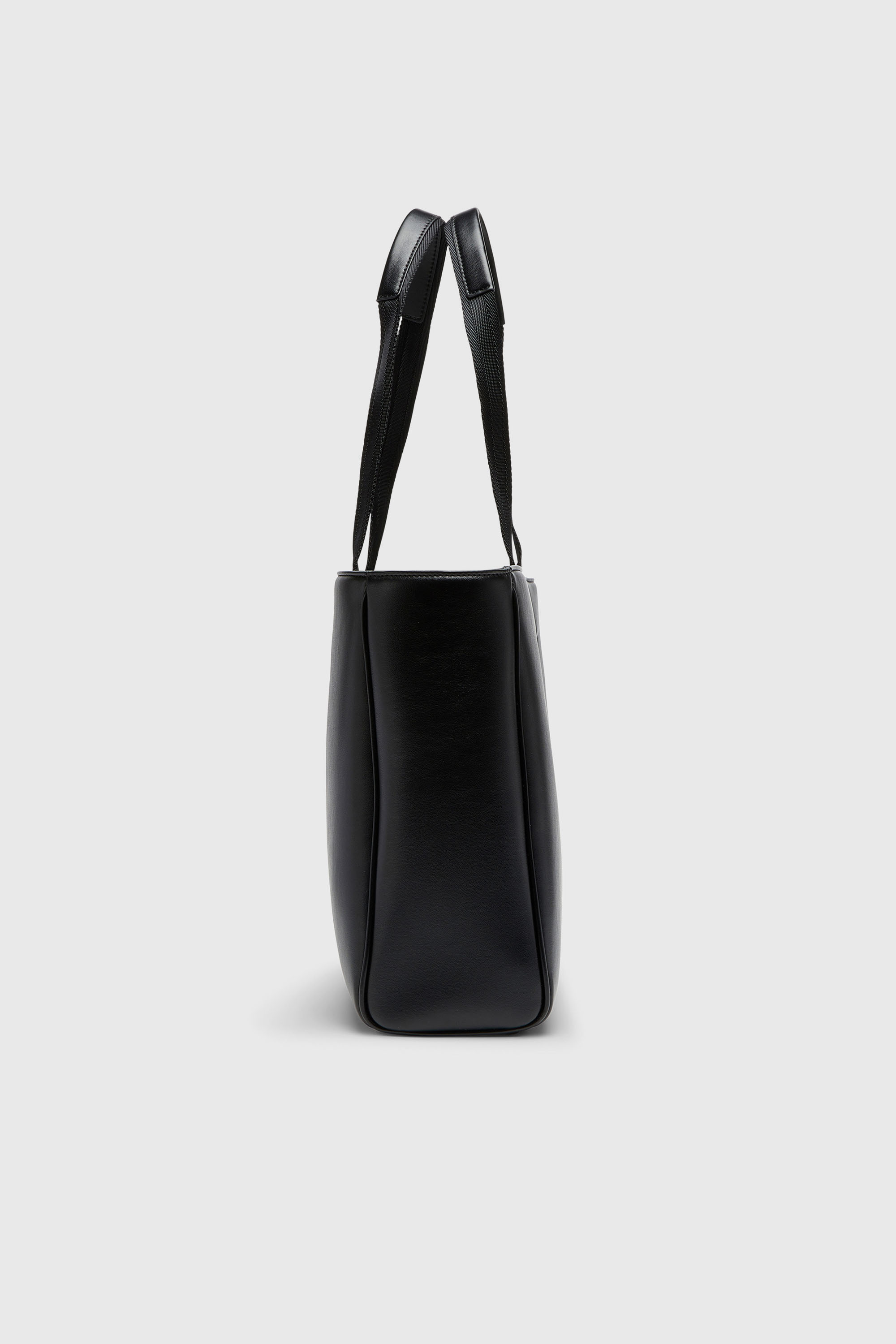 Diesel - HOLI-D SHOPPER EW, Unisex Holi-D-Quadratischer Shopper aus gebondetem Neopren in Schwarz - 5