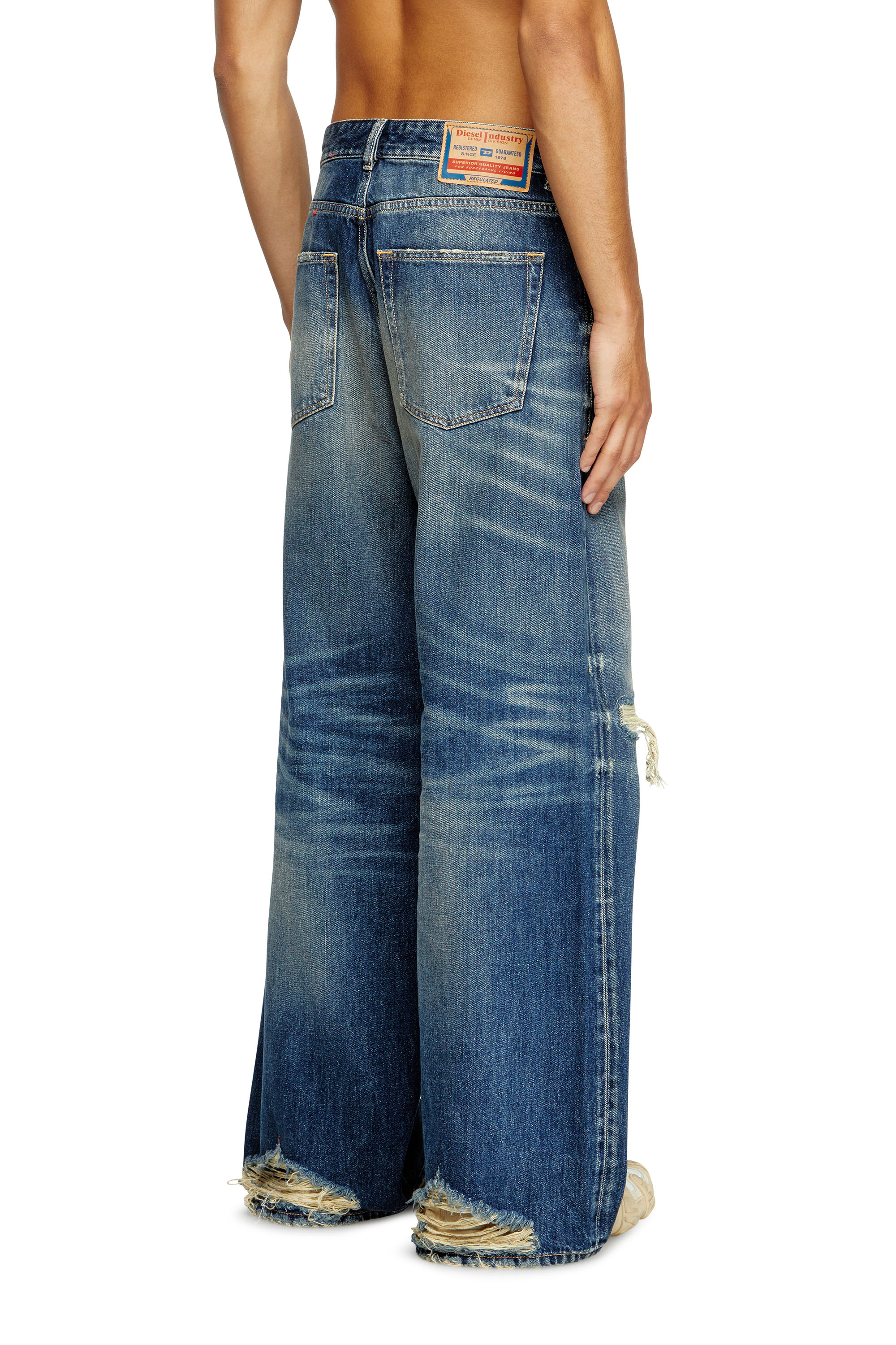 Relaxed Jeans D-Rise 09J95, Dunkelblau Diesel - Herren Relaxed Jeans D-Rise 09J95, Dunkelblau - 4