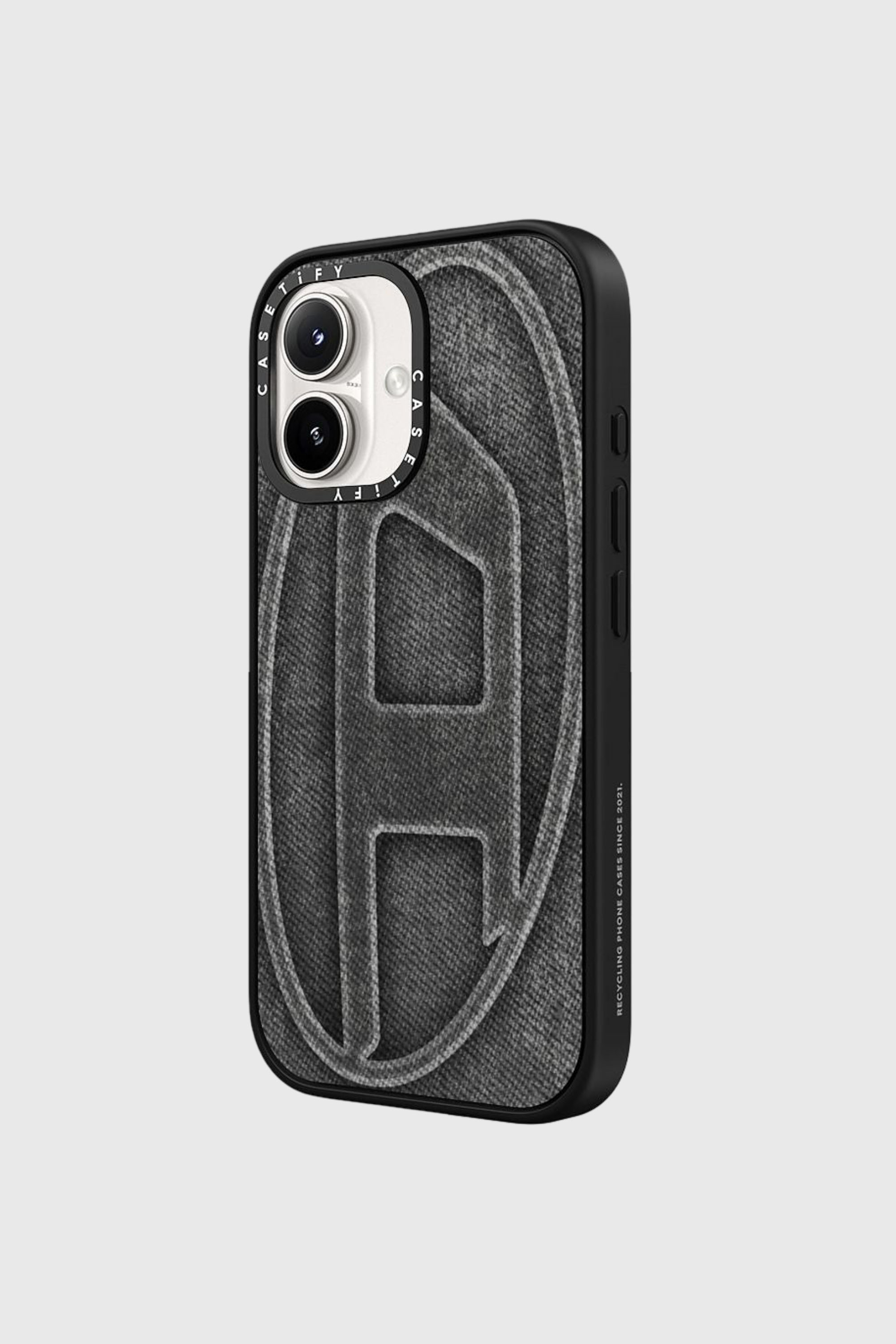 Diesel - 60578 MOULDED CASE, Unisex H&uuml;lle Oval D impact f&uuml;r iPhone 16 in Schwarz - 2