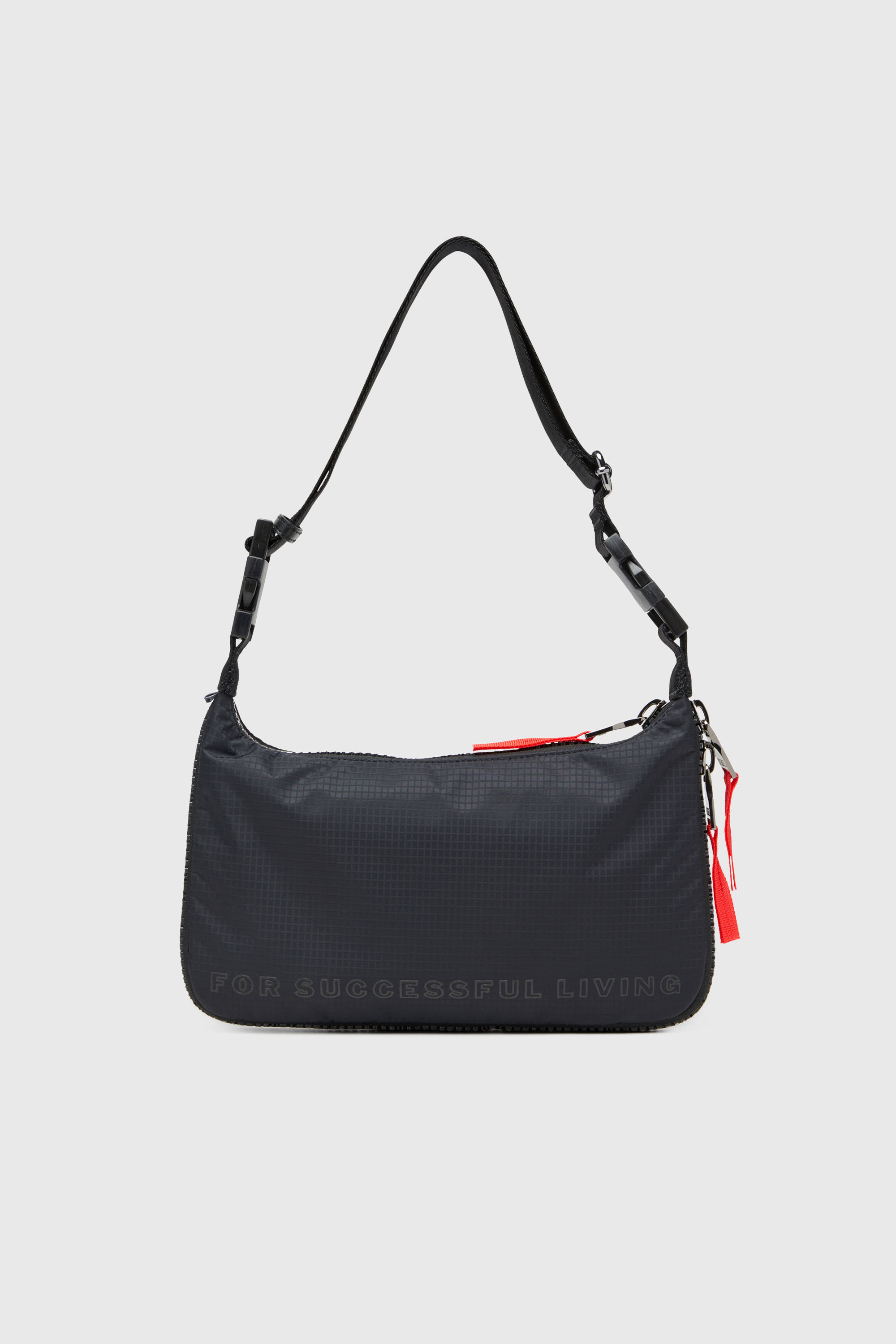 Diesel - ZIP-D CROSSBODY BAG X, Unisex Zip-D X-Erweiterbare Utility-Schultertasche in Schwarz - 3