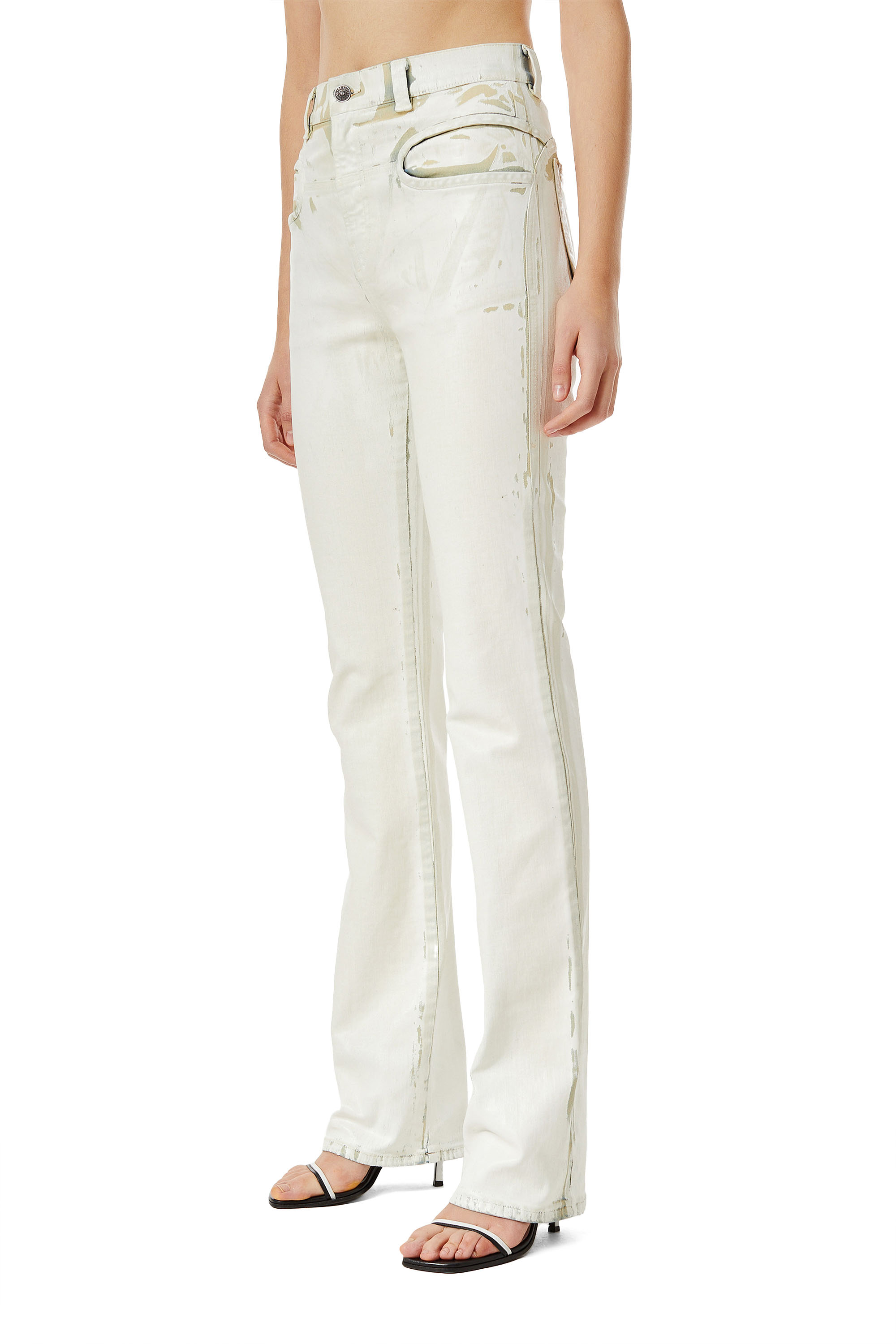 Diesel - D-LYA 0EIAE Slim Jeans, Weiß - Image 4