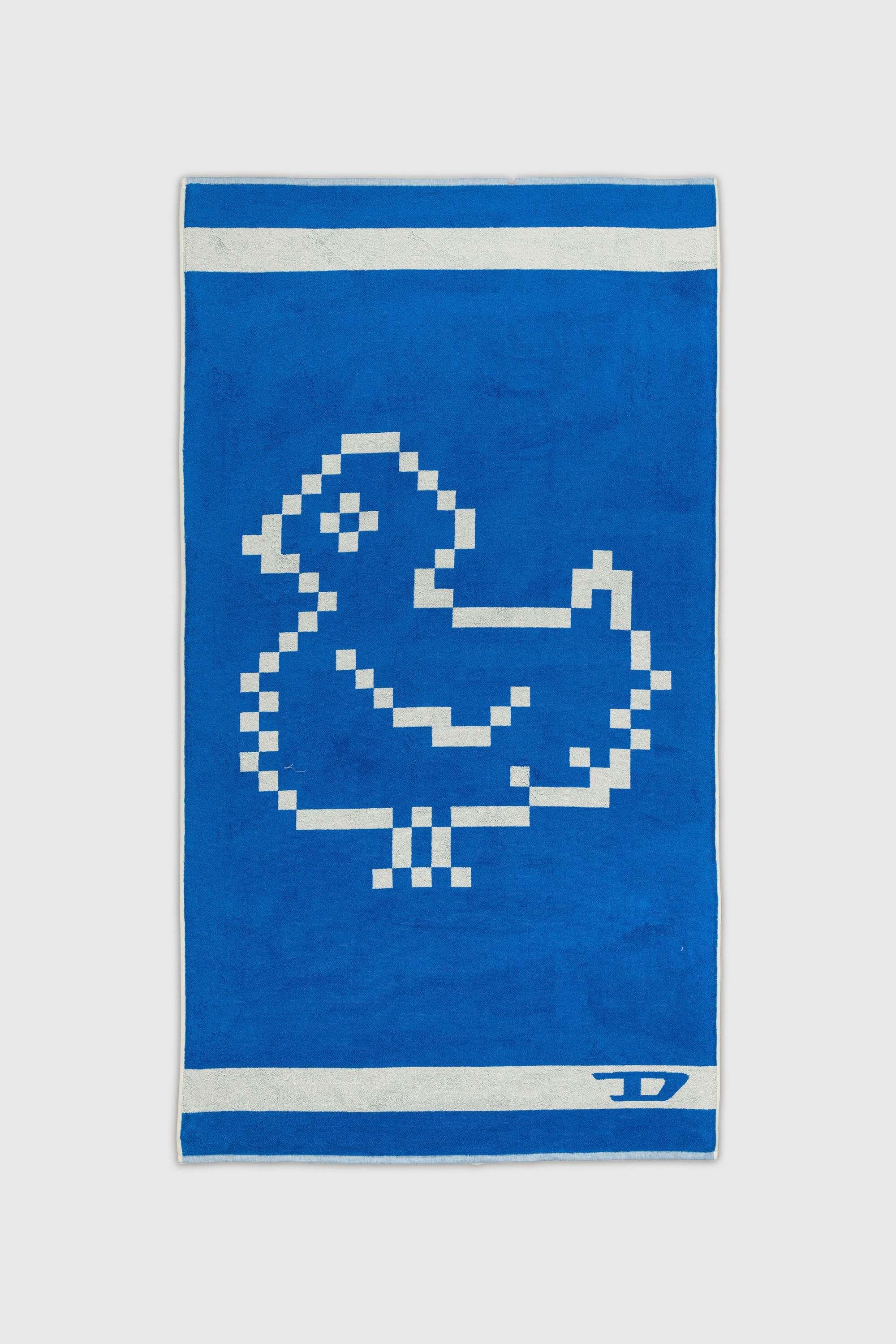 Diesel - 1018134  PIXEL TOYS 1 GREY/BLUE TOWEL, Unisex Frotteehandtuch 100x180 cm in Blau - 1