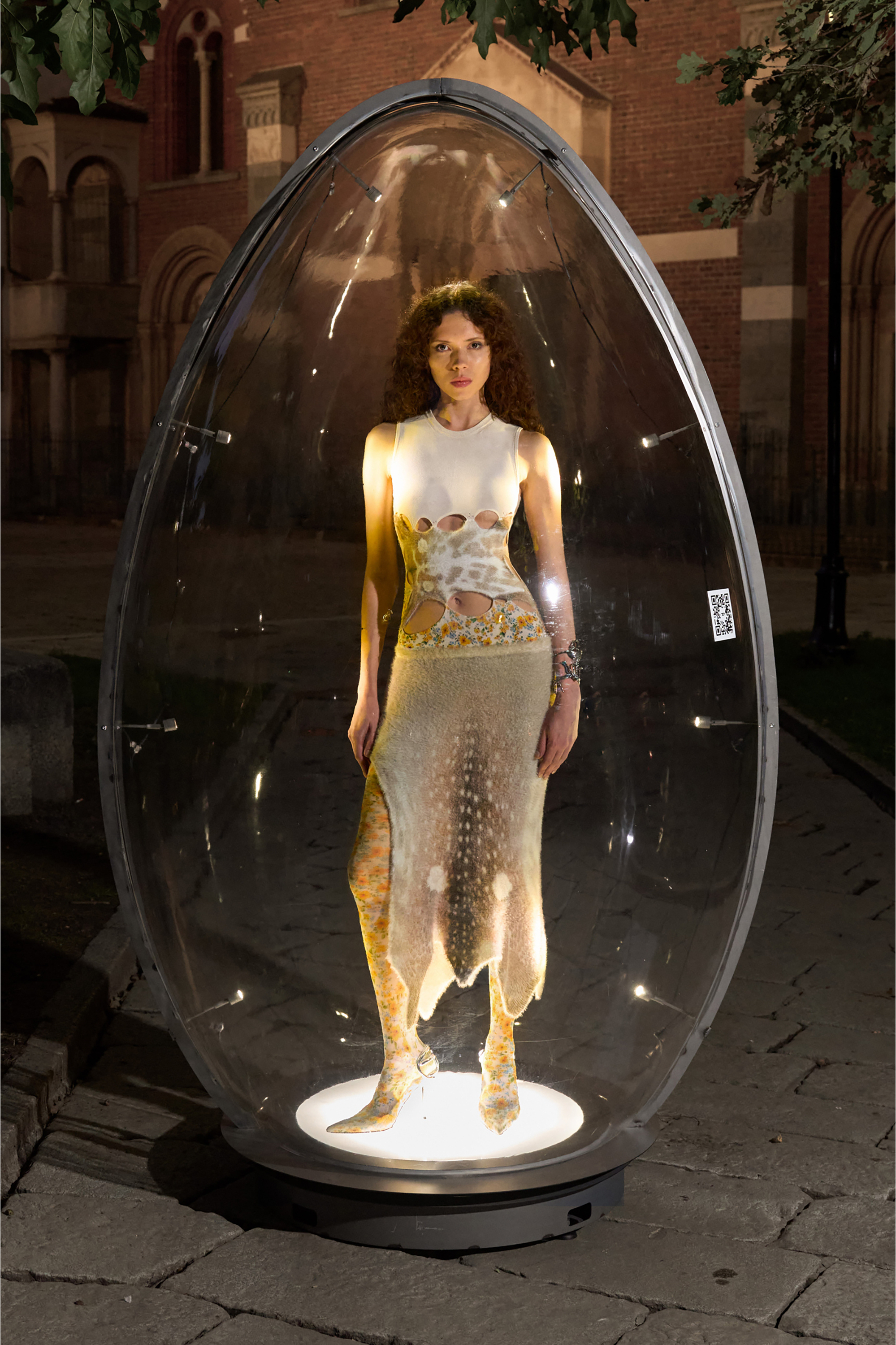 Diesel - CUFF FROG, Damen Metallarmband mit Skeletteffekt in Silber - 4