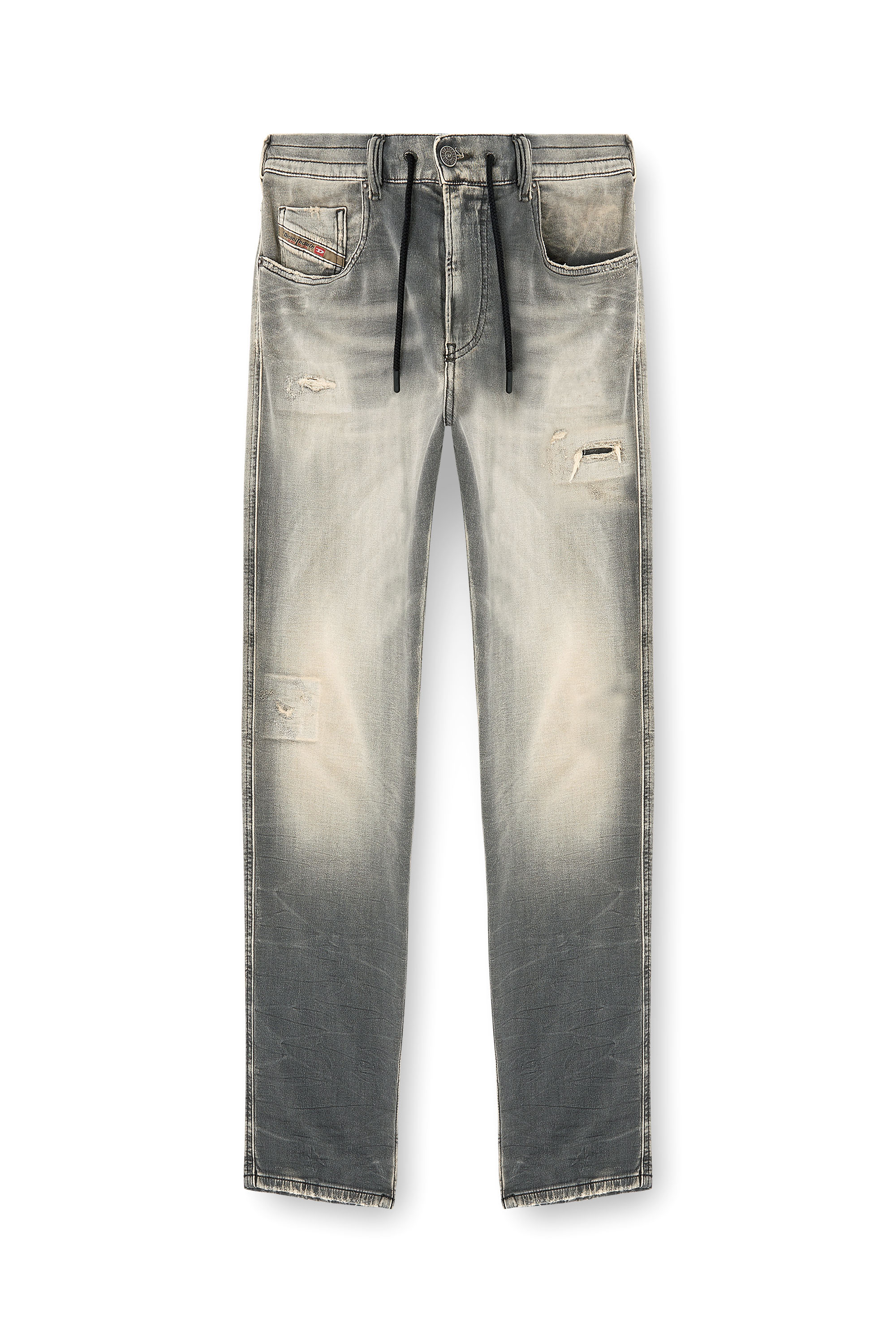 Diesel - Herren Slim 2062 D-Strukt Joggjeans&reg; 068UH, Hellgrau - 4