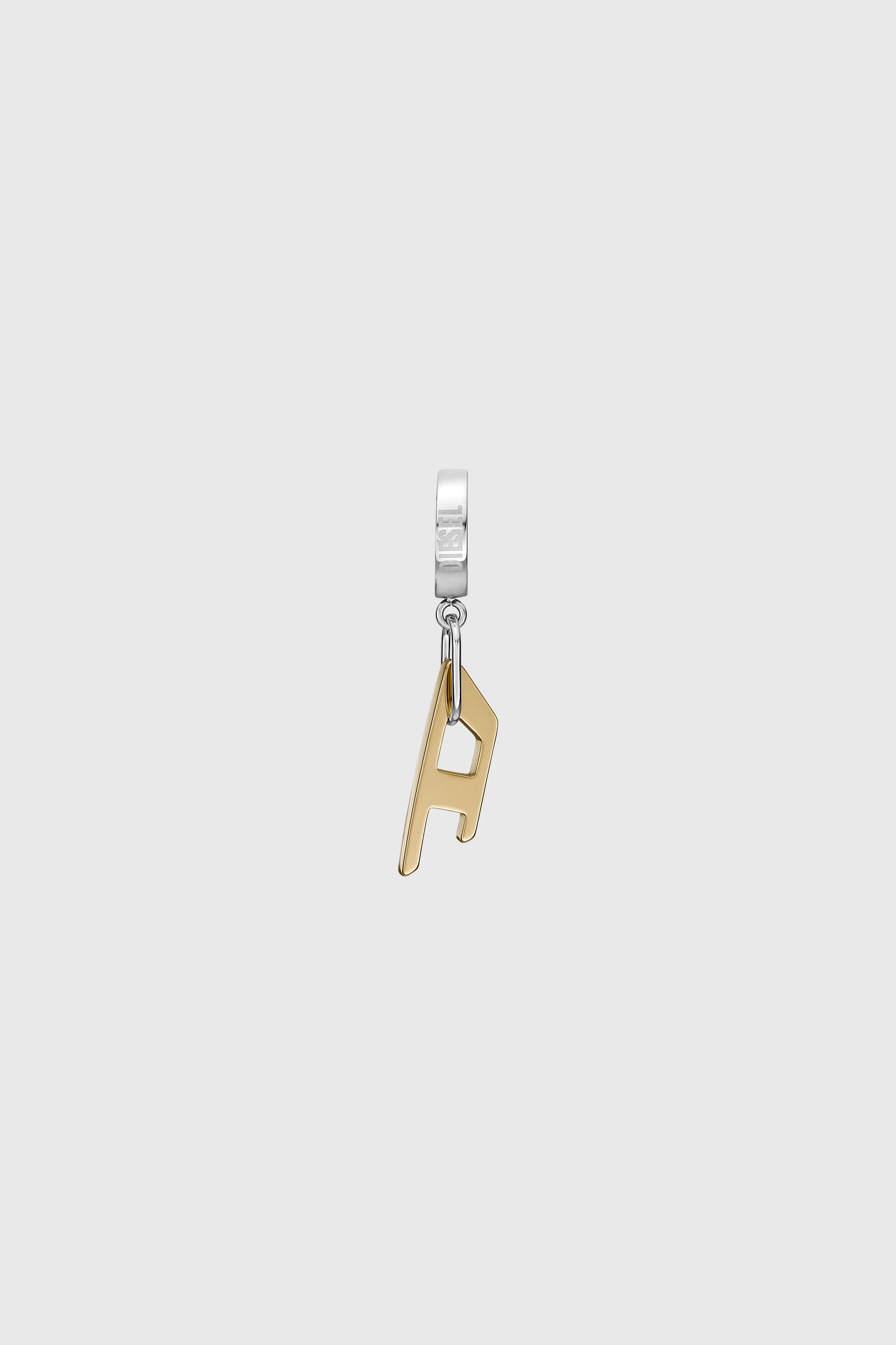 Diesel - DX1419, Unisex Zweifarbiger Edelstahl-Ohrring in Gold - 2