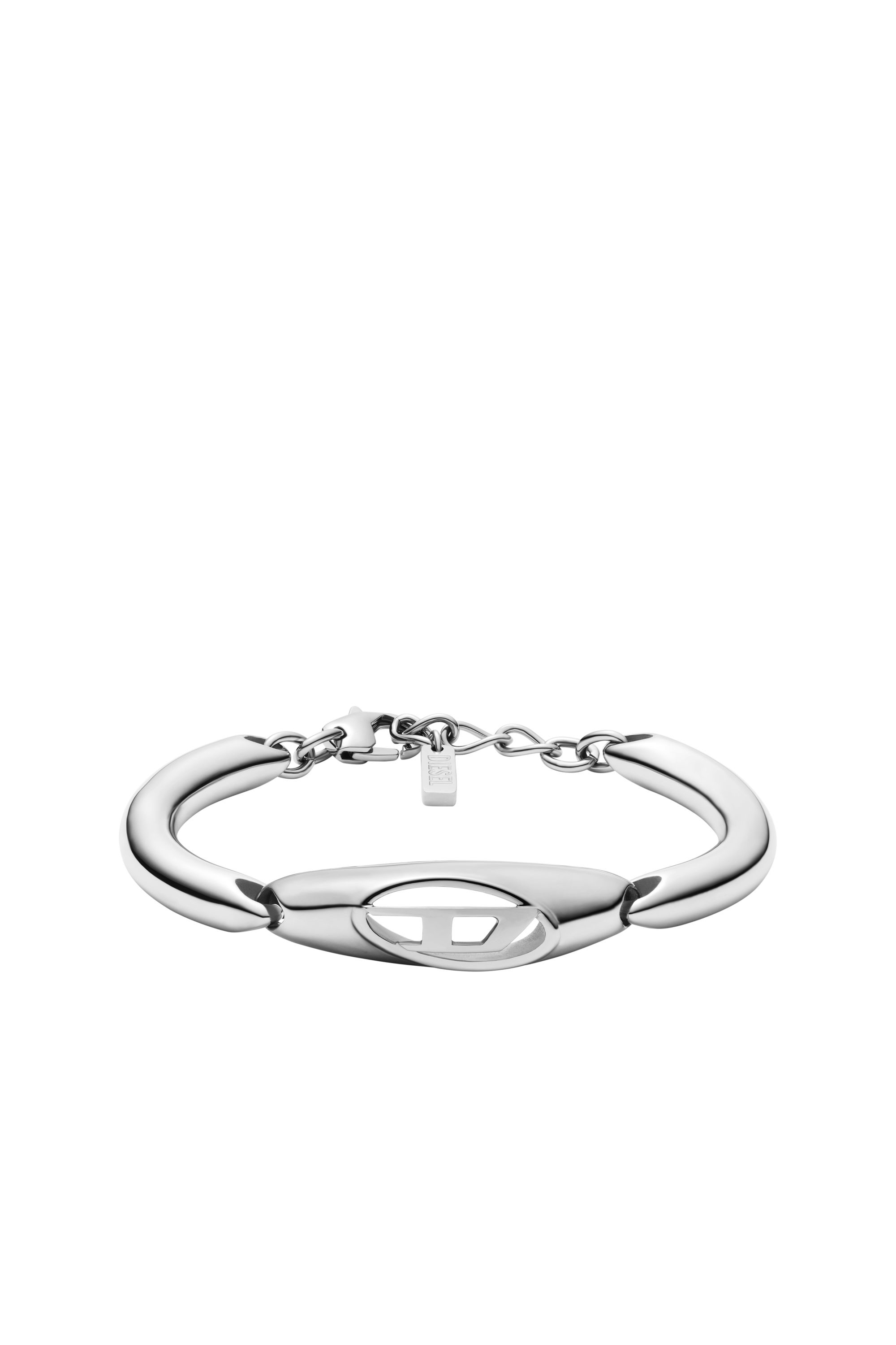 Diesel - DX1643040 JEWELLERY, Unisex Edelstahl Armreif Armband in Silber - 1