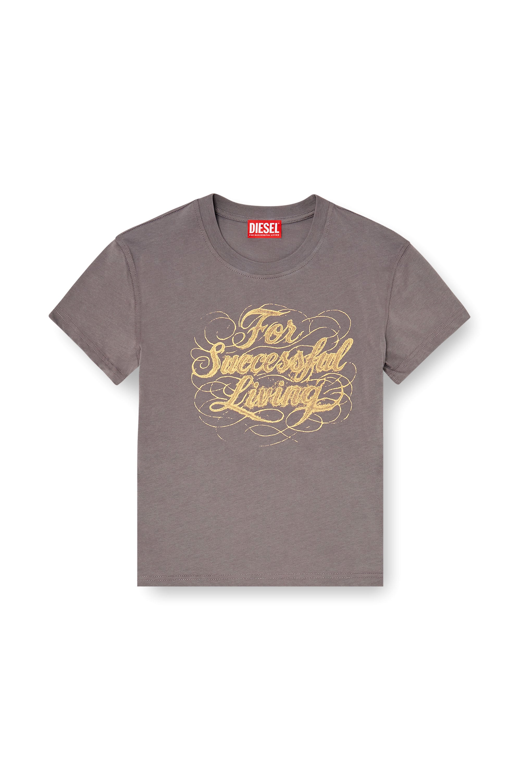 Diesel - T-ILA-AA4, Damen T-Shirt mit Logo-Print in null - 3