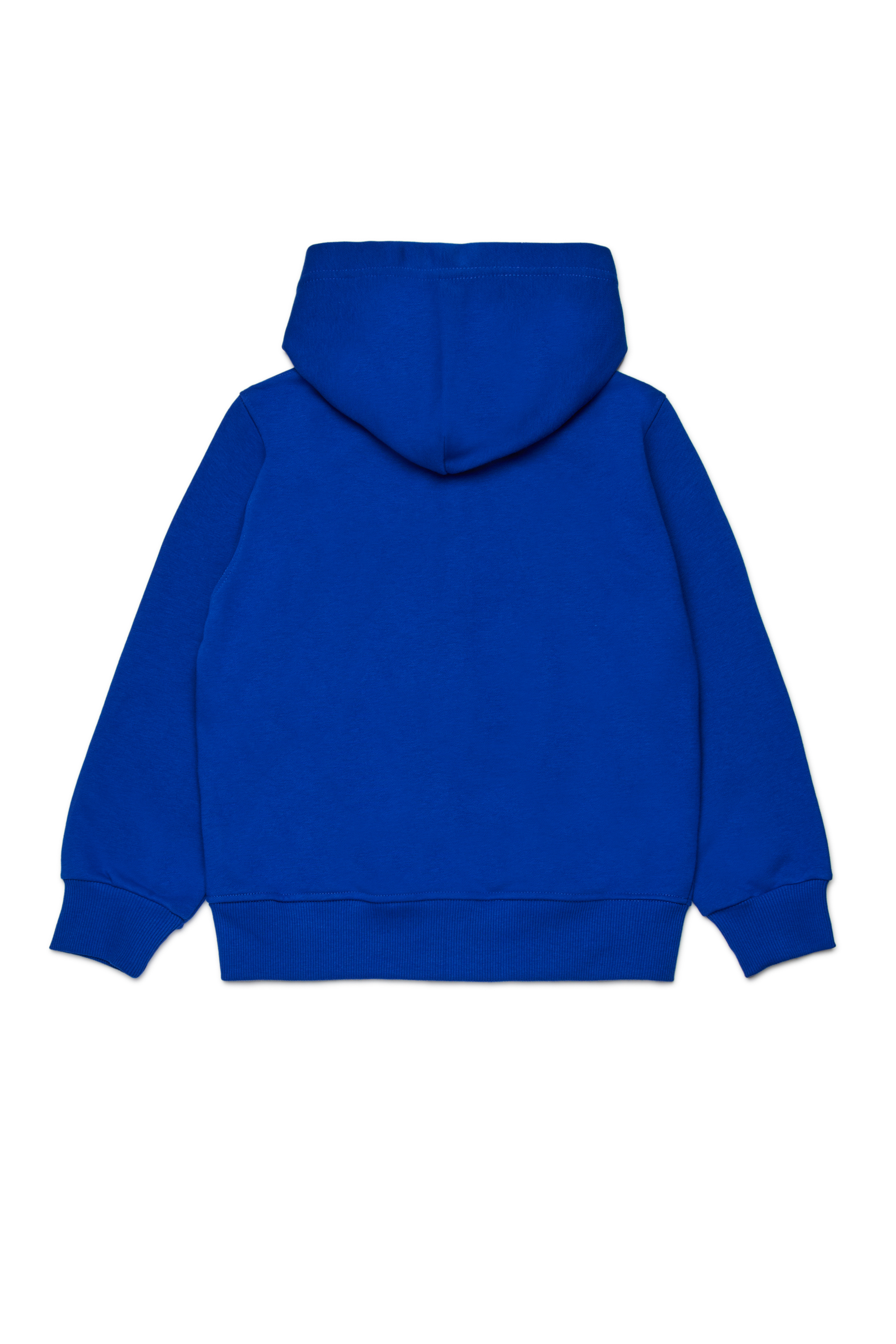 Diesel - SDROPSHOODZ OVER, Herren Baumwoll-Hoodie mit Reißverschluss in Blau - 2