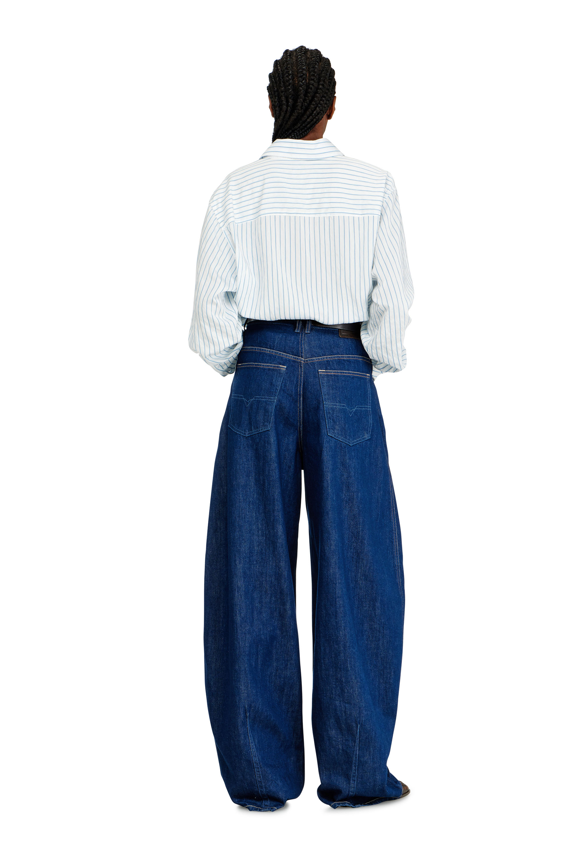 Diesel - Damen Relaxed Jeans 1987 D-Khelz 09Q09, Dunkelblau - 4