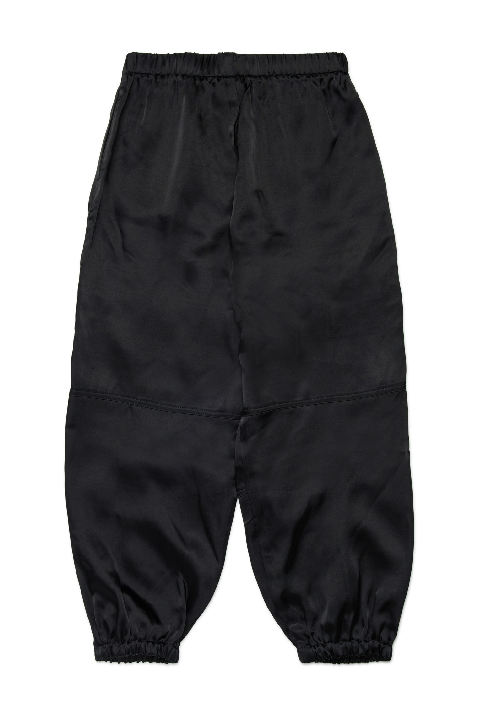 Diesel - PSAFFER, Damen Satinhosen mit Utility-Taschen in Schwarz - 2