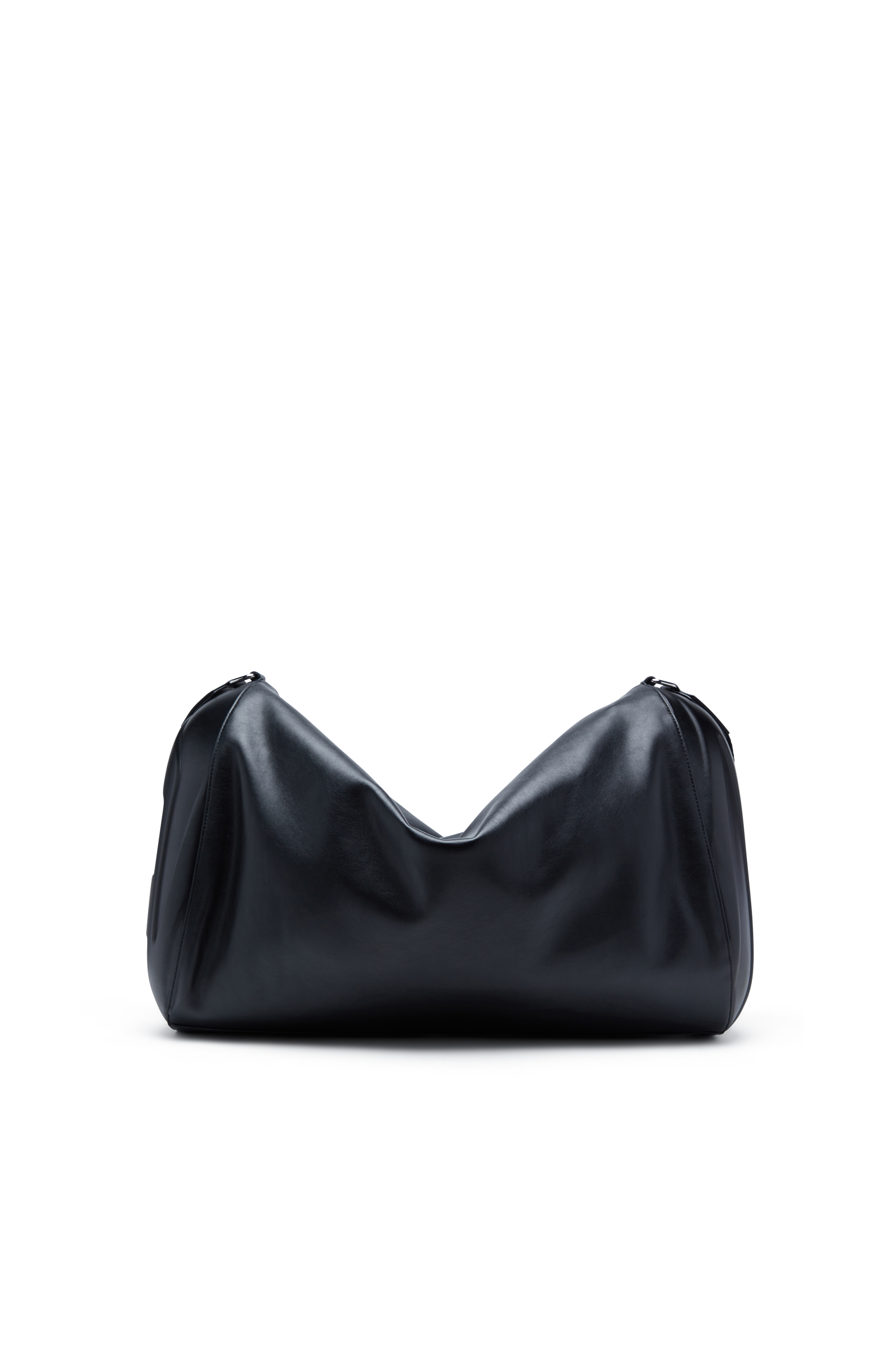 Diesel - LOAD-D DUFFLE X, Unisex Last-D-Duffle-Tasche mit Hartschalen-Logo-Seiten in Schwarz - 2