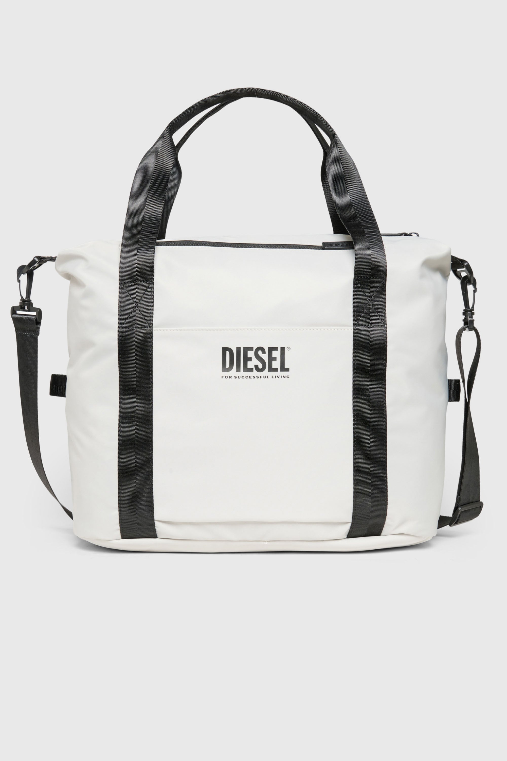 Diesel - WMUM, Woman's Wmum - Nylon travel bag in Grey - 1