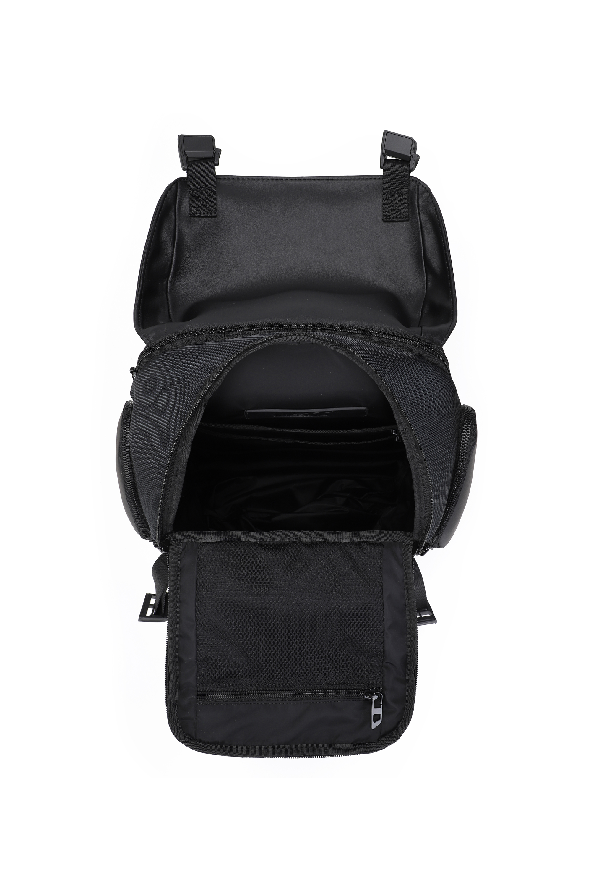 Diesel - DIESEL CARBON FIBER BACKPACK-BLACK  DSB0, Unisex Funktionaler Business-Rucksack in Schwarz - 3