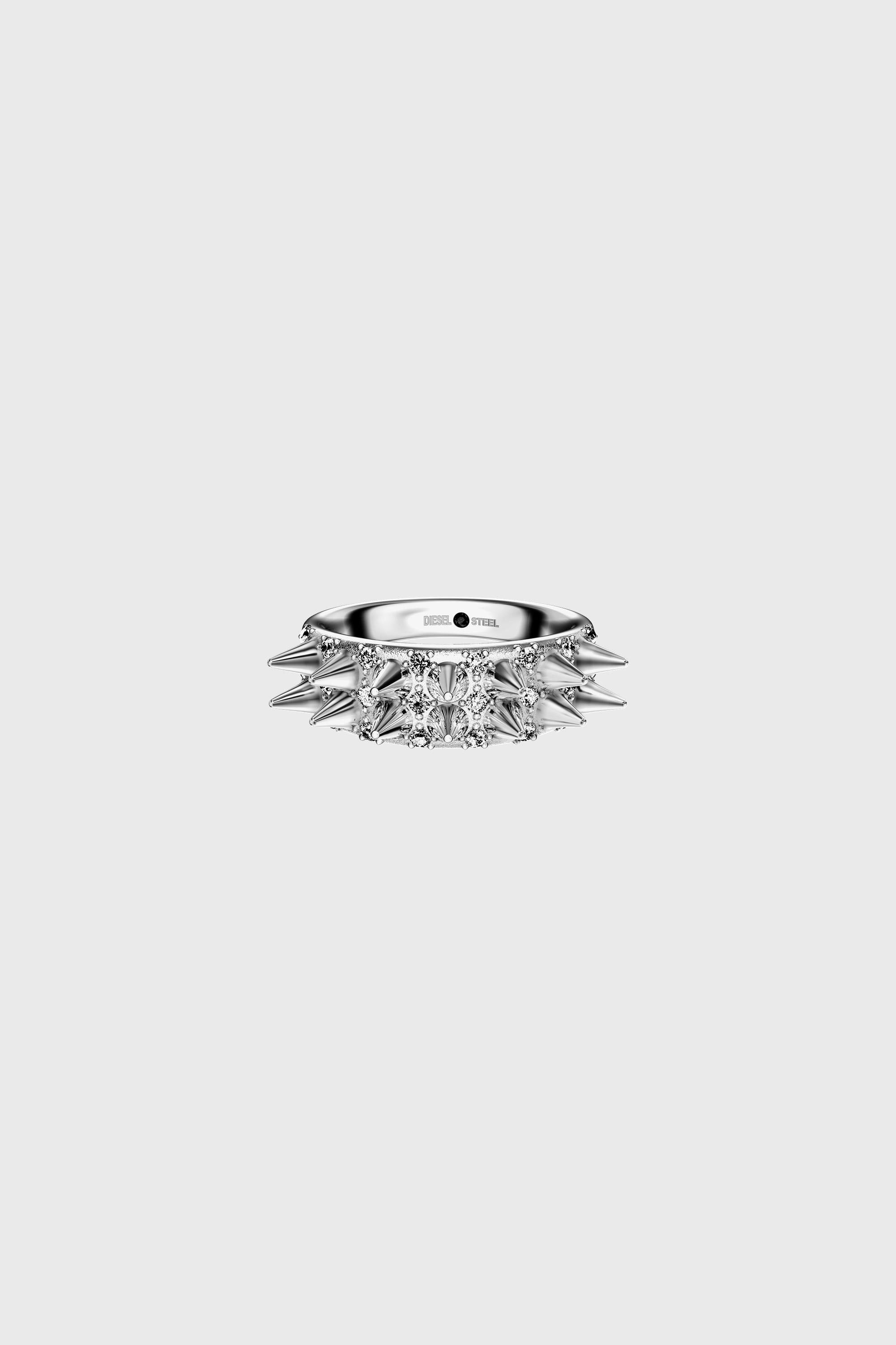 Diesel - DX1723040, Unisex Bandring aus Edelstahl in Silber - 2