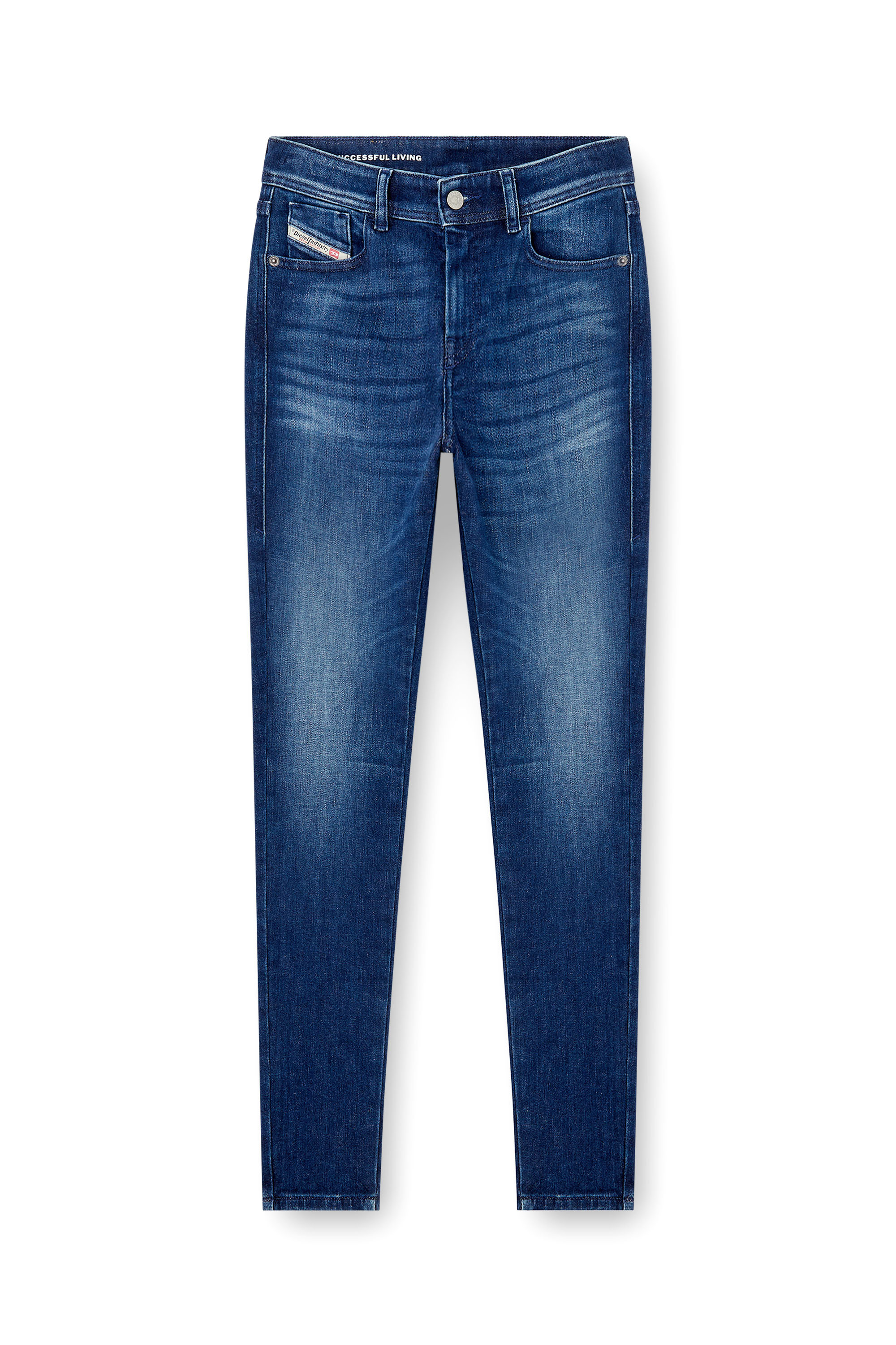 Diesel - Damen Skinny Jeans 2017 Slandy 09N12, Dunkelblau - 2