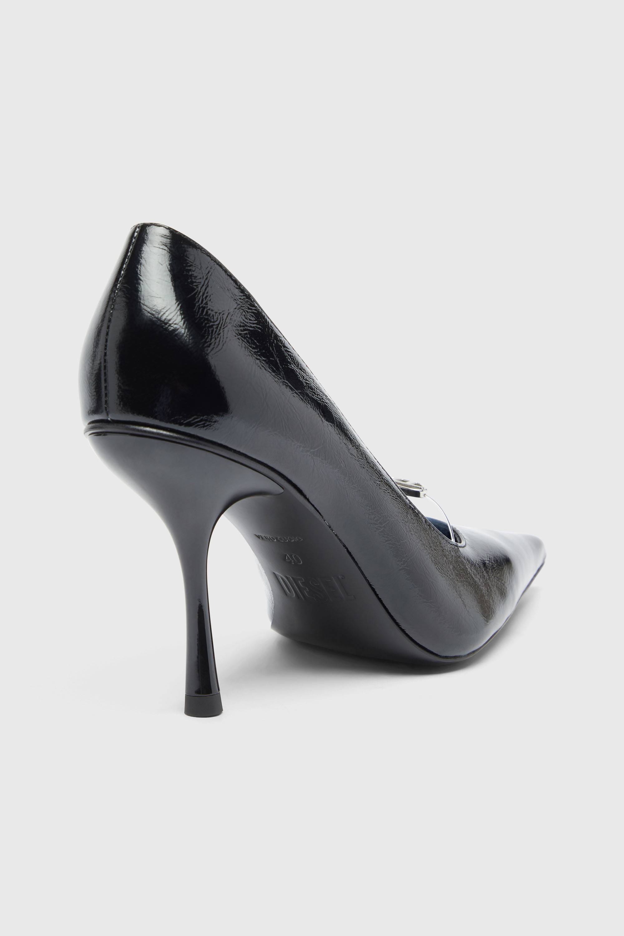 Diesel - D-JEWELS 90 P, Damen D-Jewels - Pumps aus Naplakleder in Schwarz - 4
