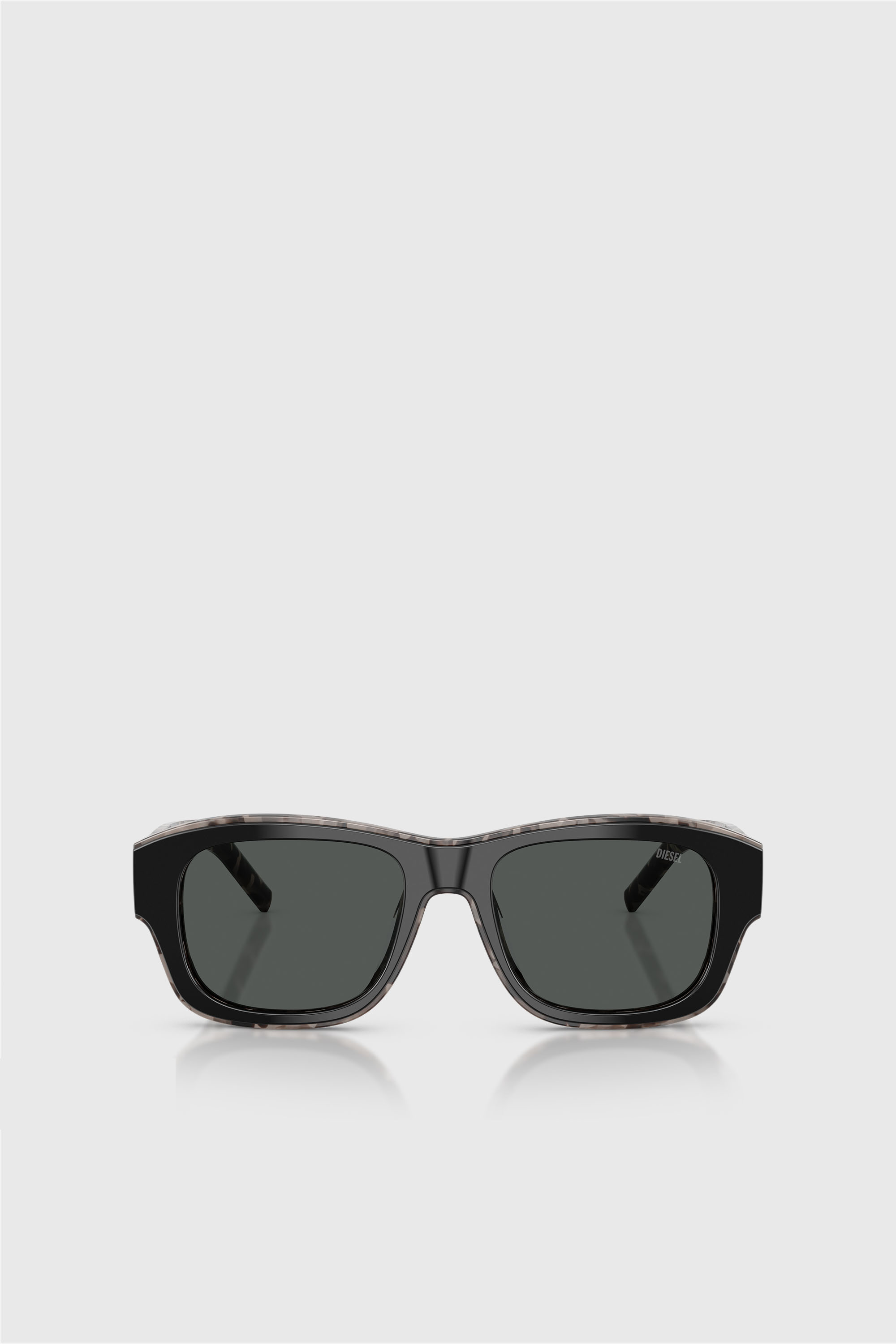 Diesel - 0DL2020U, Unisex Rechteckige Sonnenbrille in Schwarz - 1