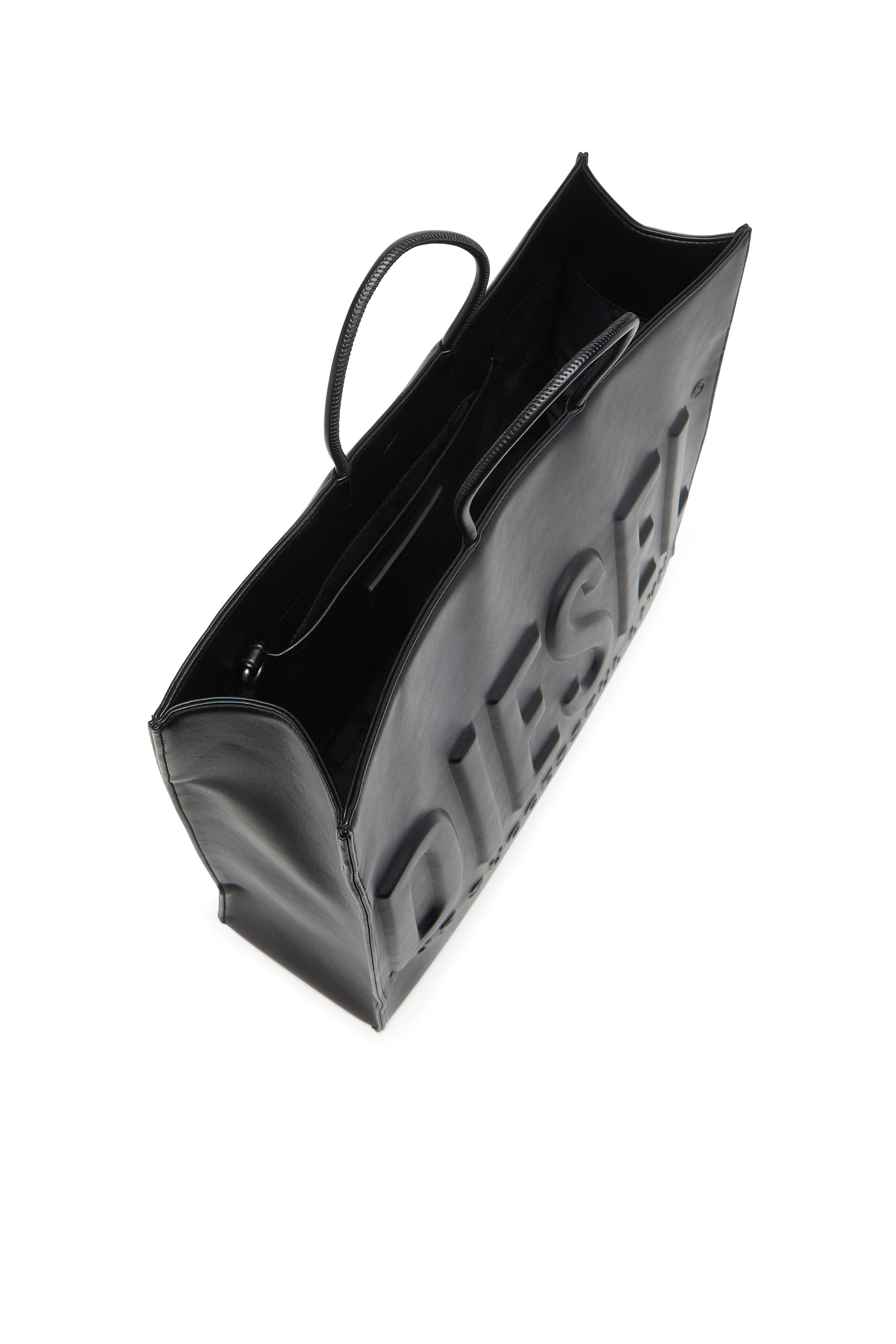 Diesel - DSL 3D SHOPPER EW X, Unisex Dsl 3D-Einkaufstasche aus weichem PU mit geprägtem Logo in null - 3