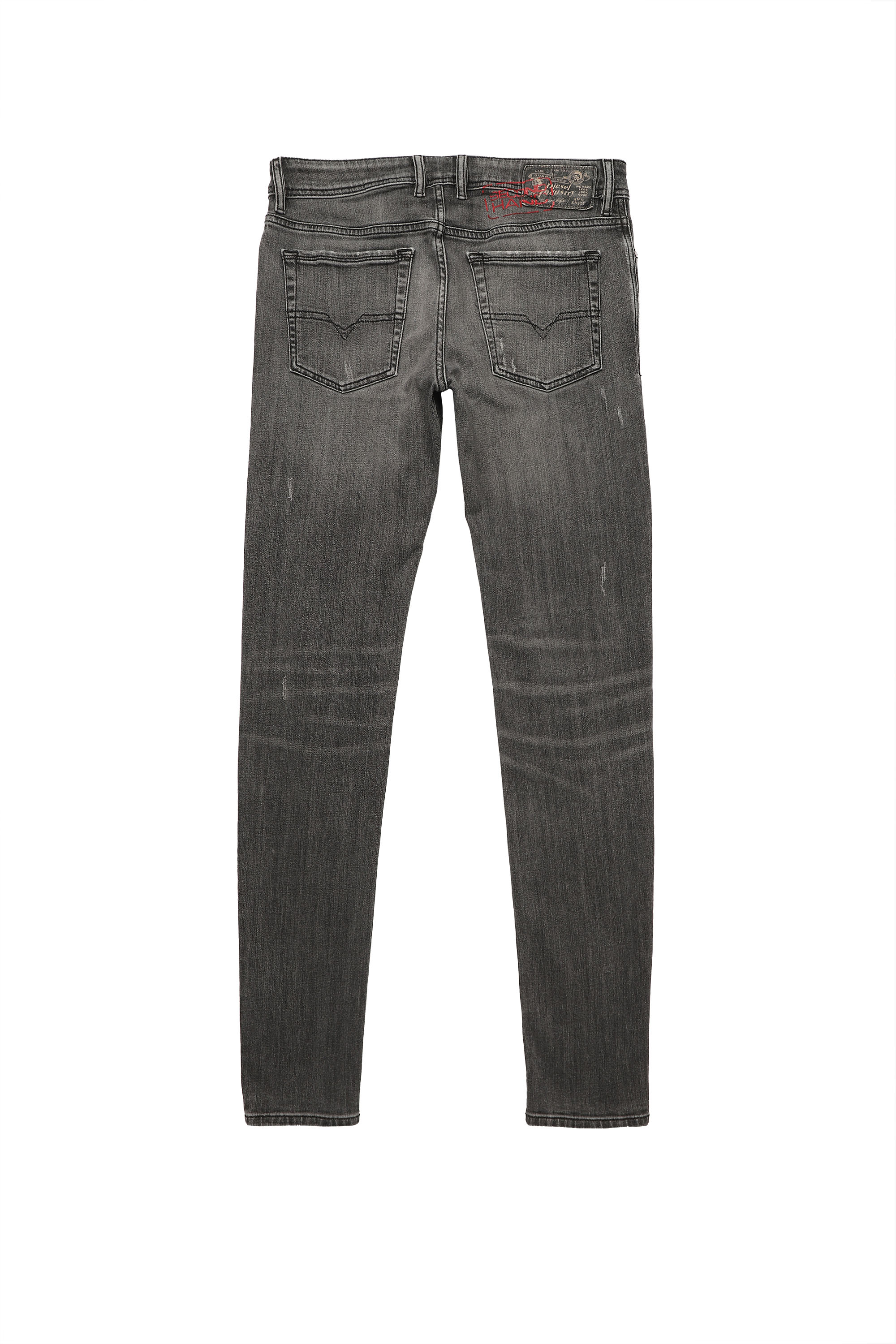 Diesel - TROXER, Man's Diesel Man - Jeans Light grey in Black/Dark grey - 2