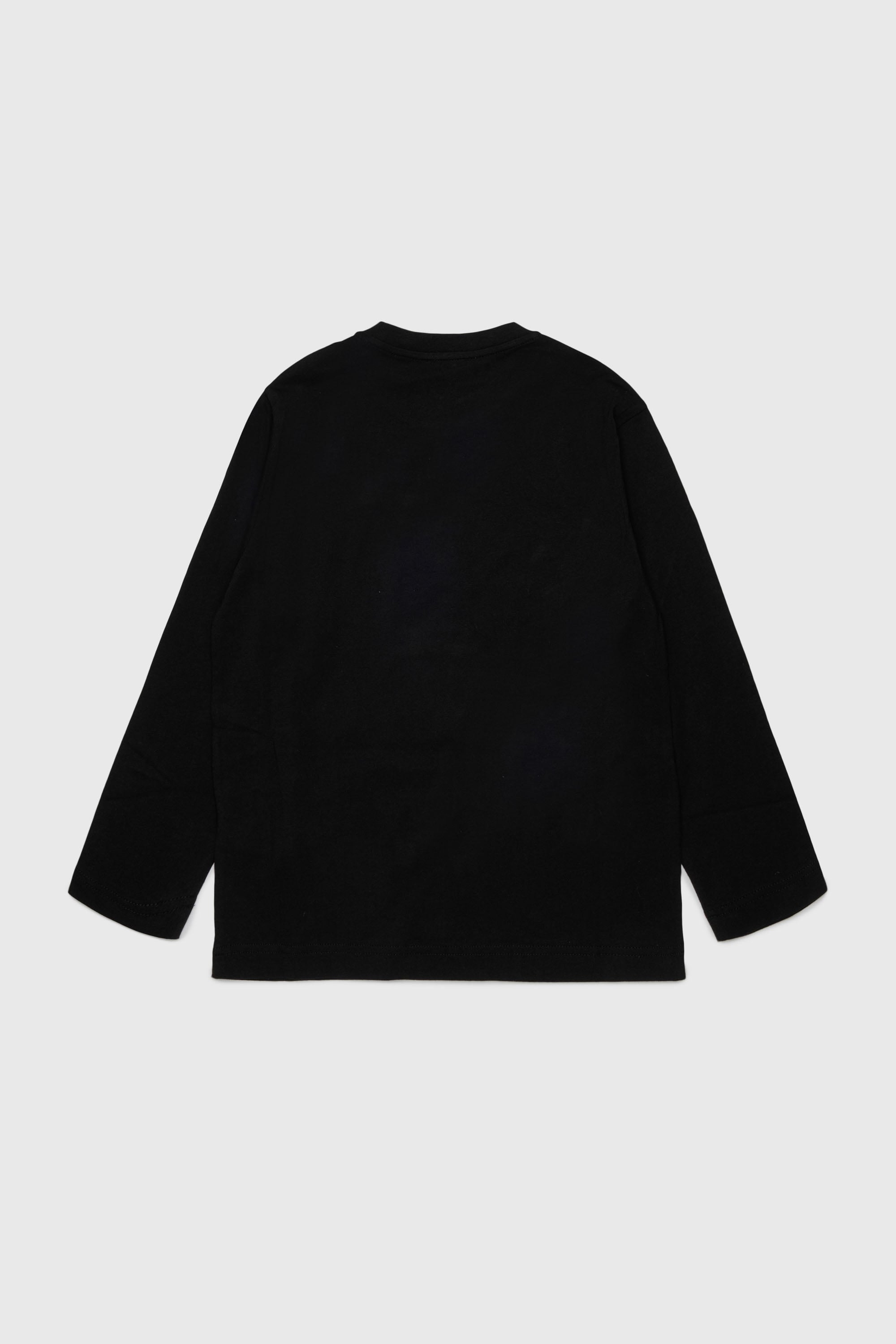 Diesel - TCIRCLELS OVER, Herren Langarm-T-Shirt mit Oval D Logo in Schwarz - 2