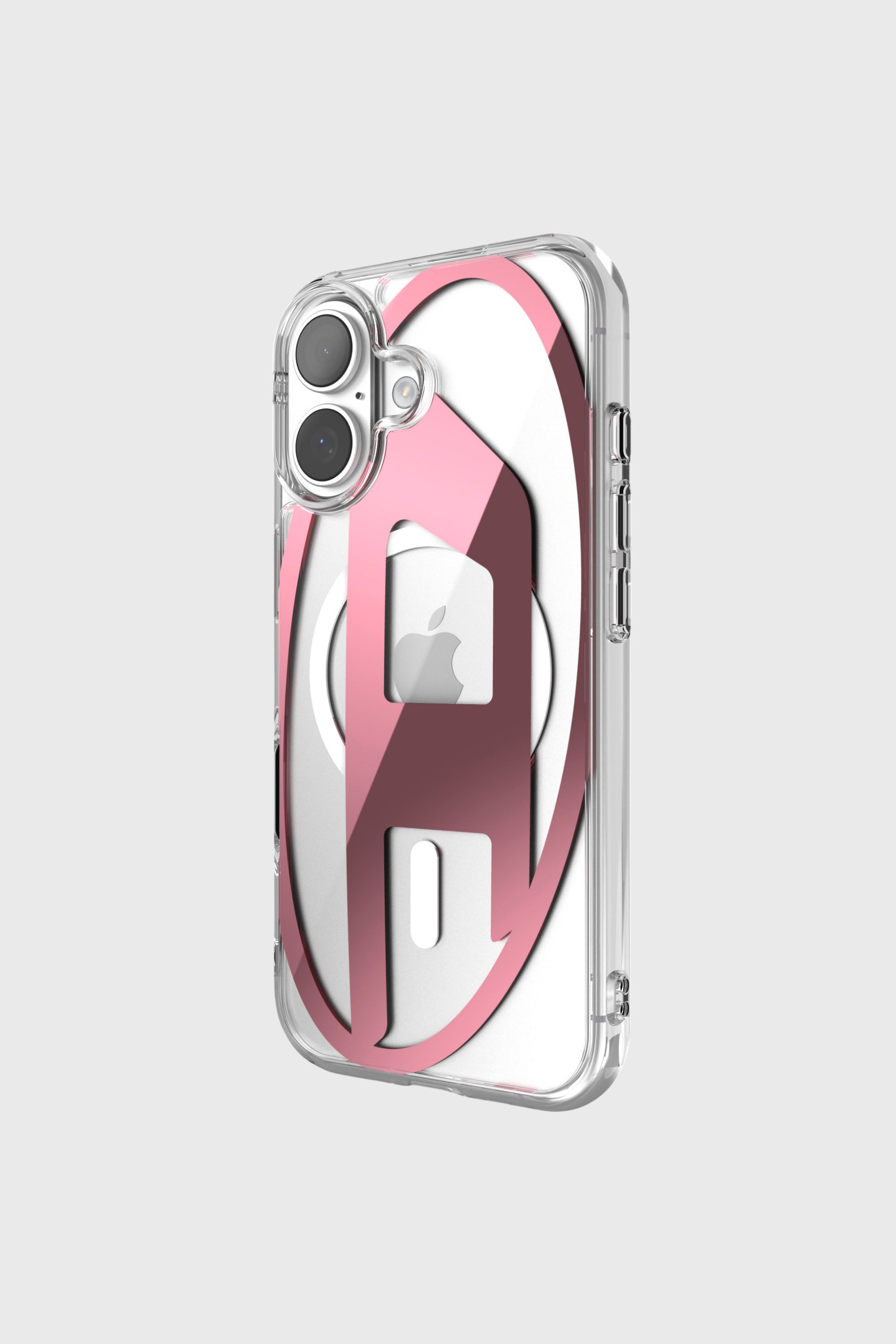 Diesel - 60419 AOP CASE, Unisex's Oval D metallic case with magsafe for iPhone 17 in Pink - 3