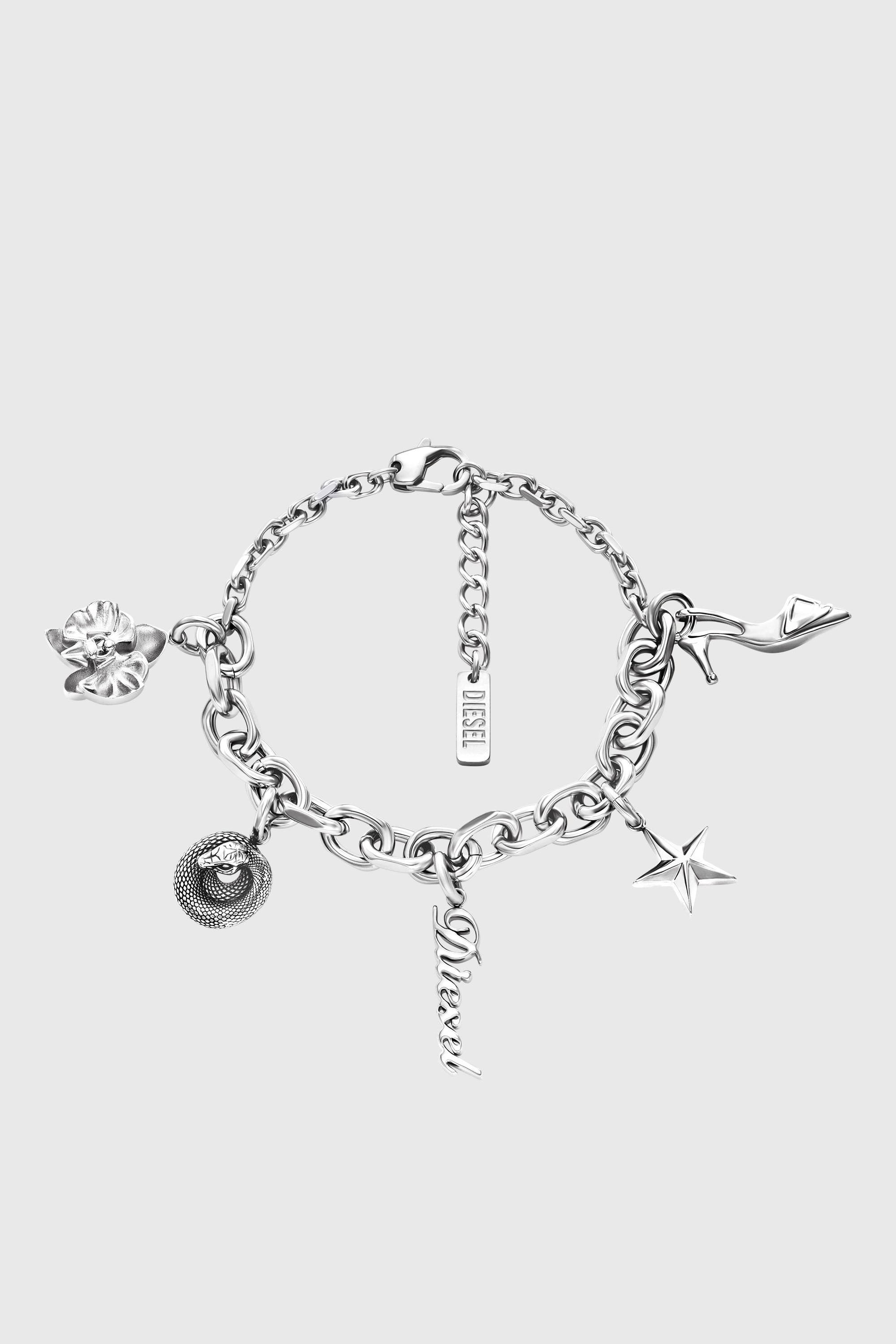 Charm-Armband aus Edelstahl