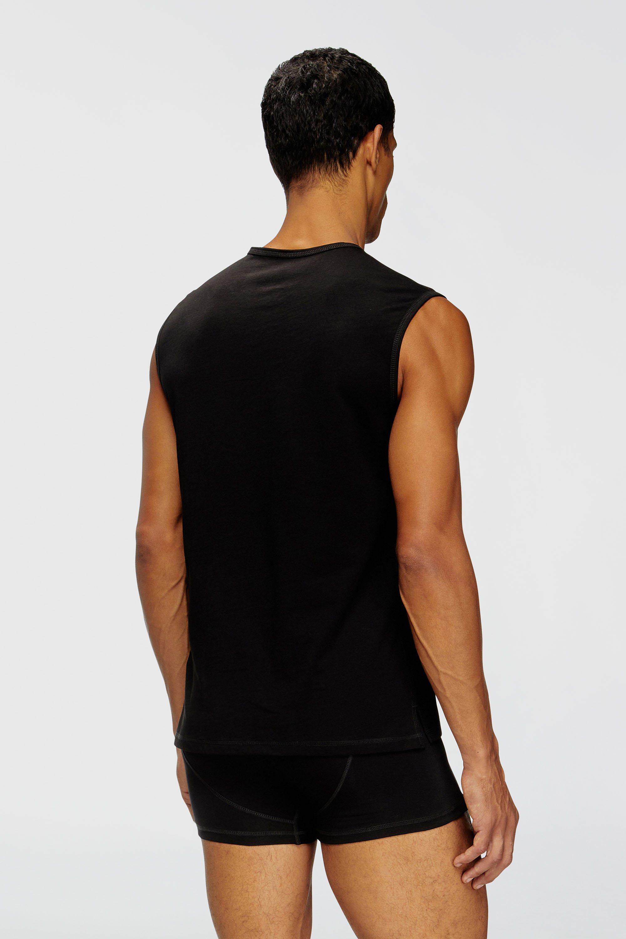 Diesel - TOM-UTLT-2PACK, Herren Tanktop im Zweierpack in Schwarz - 4