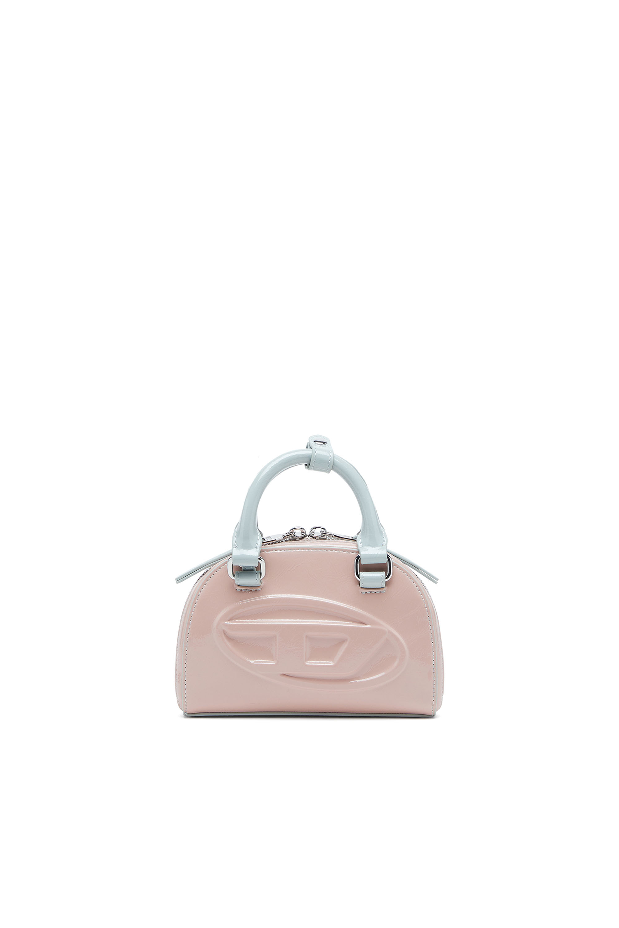 Diesel - 1DR DOME CROSSBODY XS, Damen 1DR Dome-Mini Umhängetasche mit Naplak-Effekt in Rosa - 1