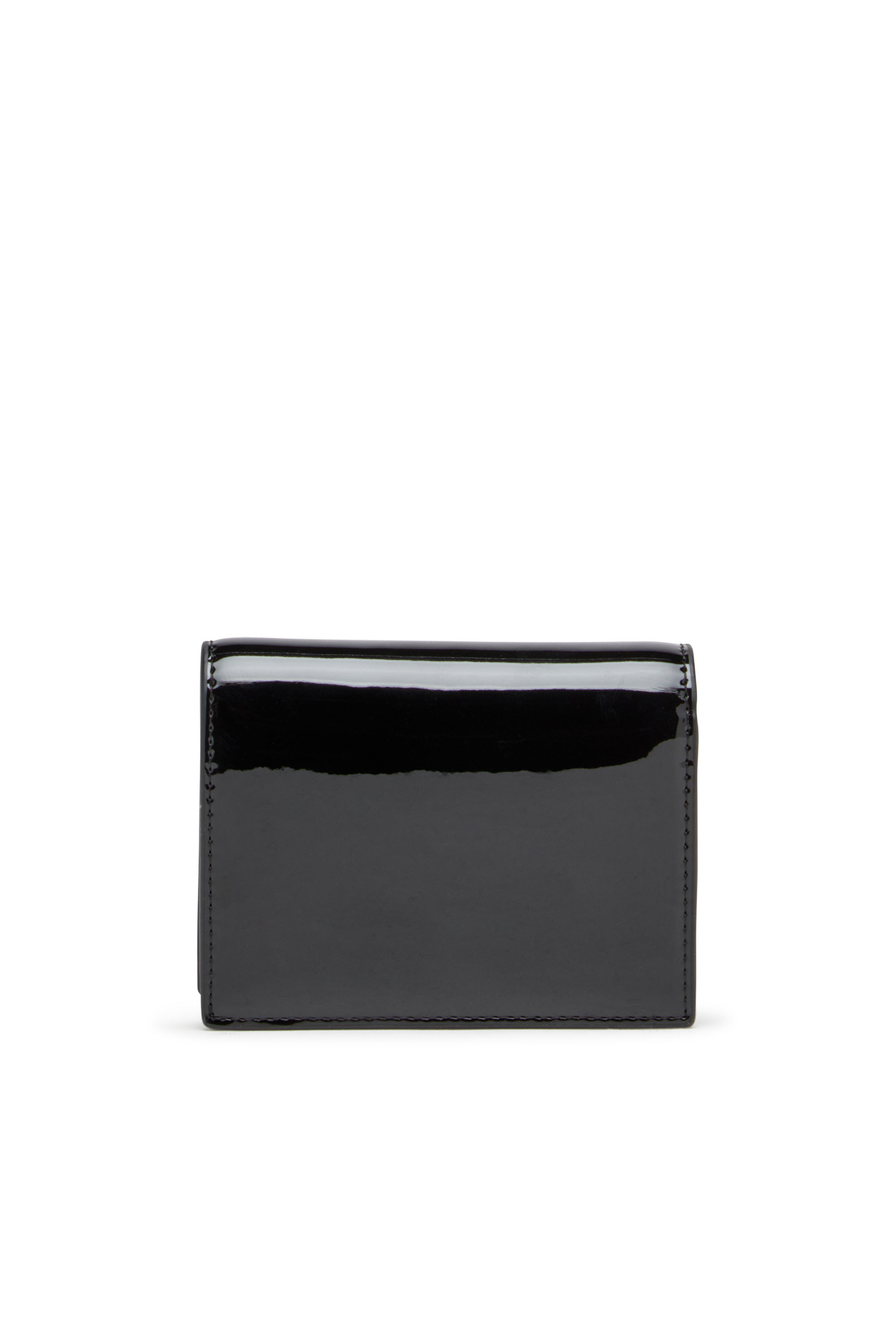 Diesel - PLAY BI FOLD III, Damen Portemonnaie aus glänzendem PU in Schwarz - 2