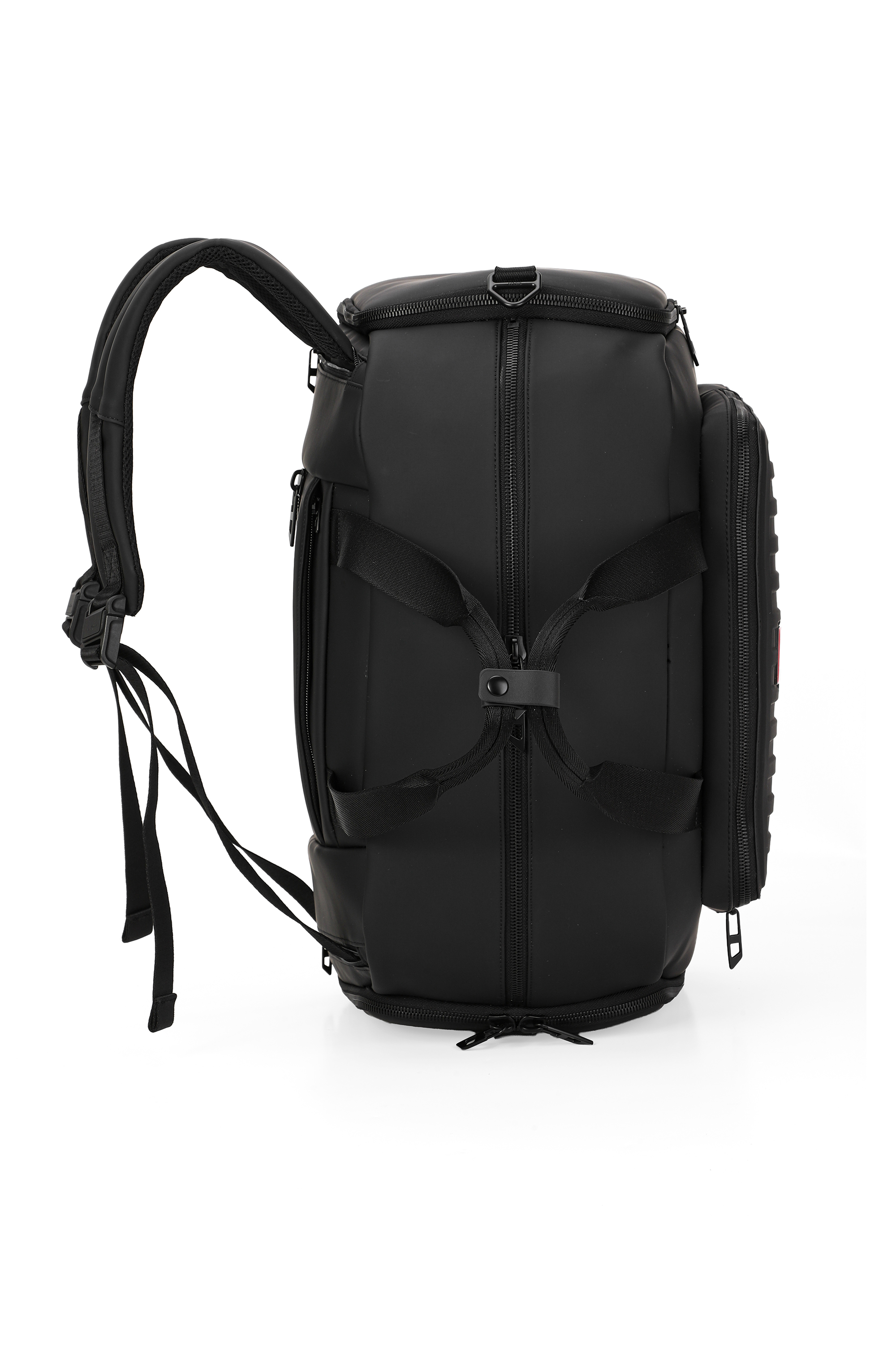 Diesel - DIESEL ALUMINUM DUFFLE- DSB004, Unisex Praktische Business-Weekendtasche in Schwarz - 4