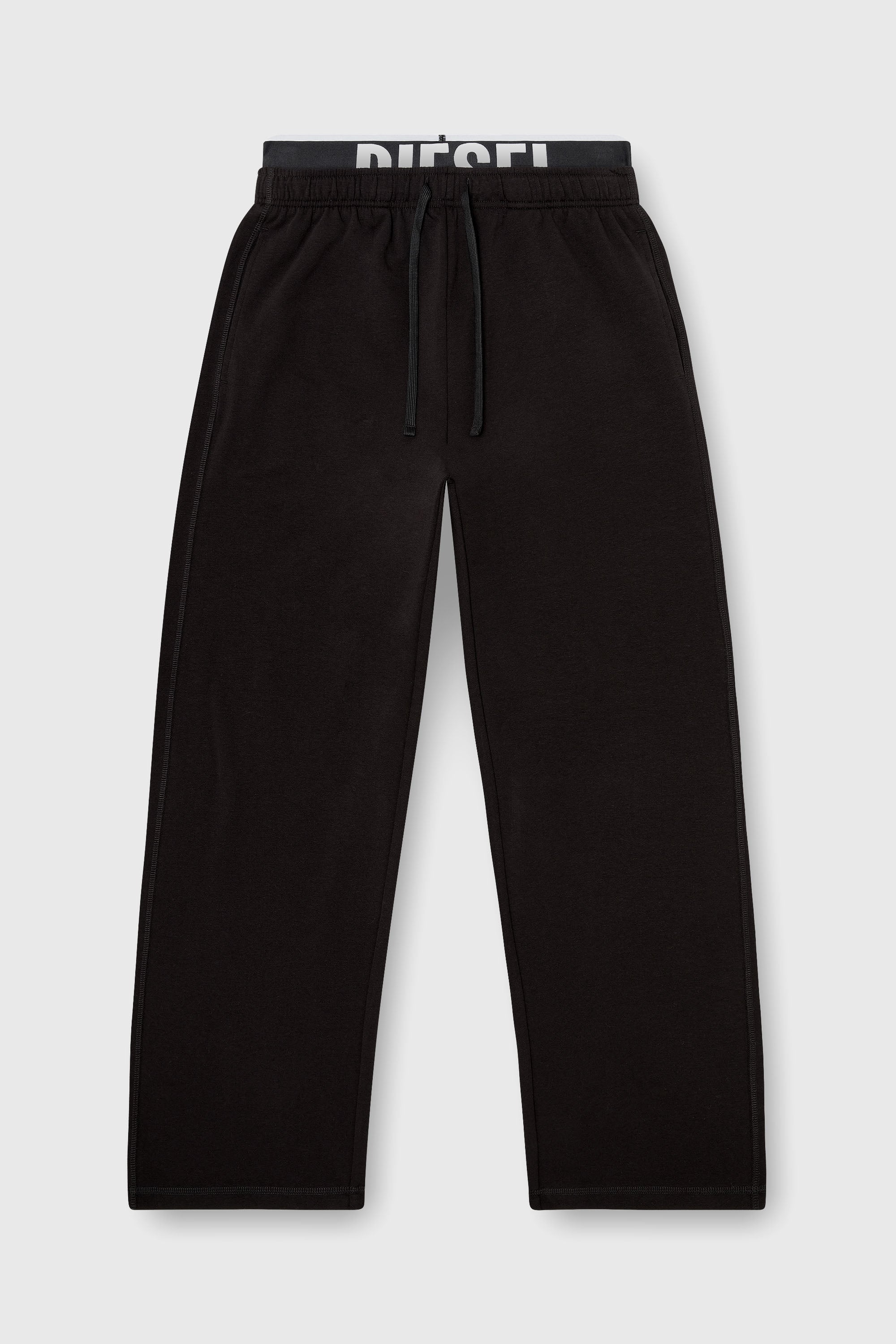 Diesel - BRADLEY-D-POP, Herren Hose aus Baumwolle mit Diesel-Logobund in Schwarz - 2