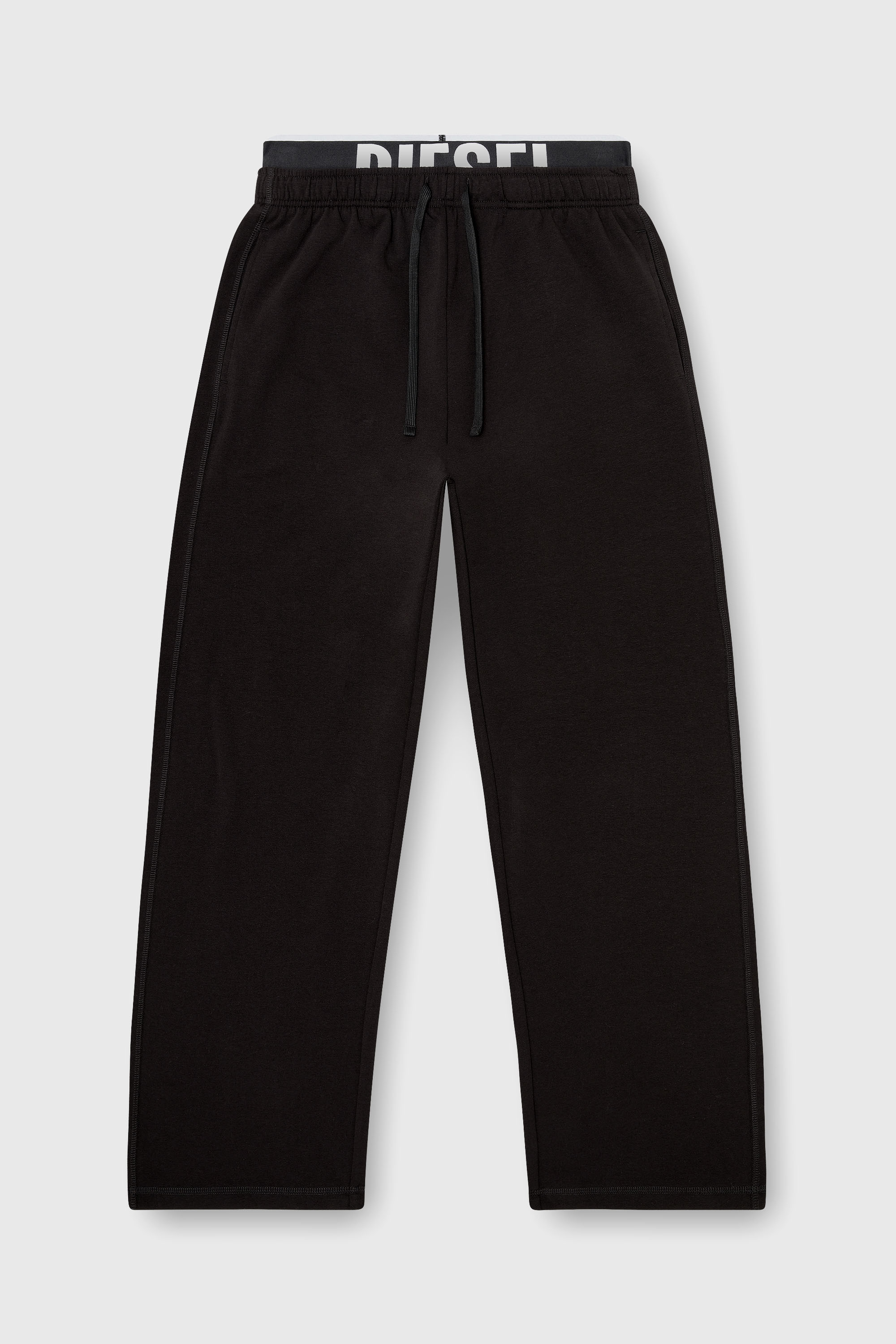 Diesel - BRADLEY-D-POP, Herren Hose aus Baumwolle mit Diesel-Logobund in Schwarz - 4