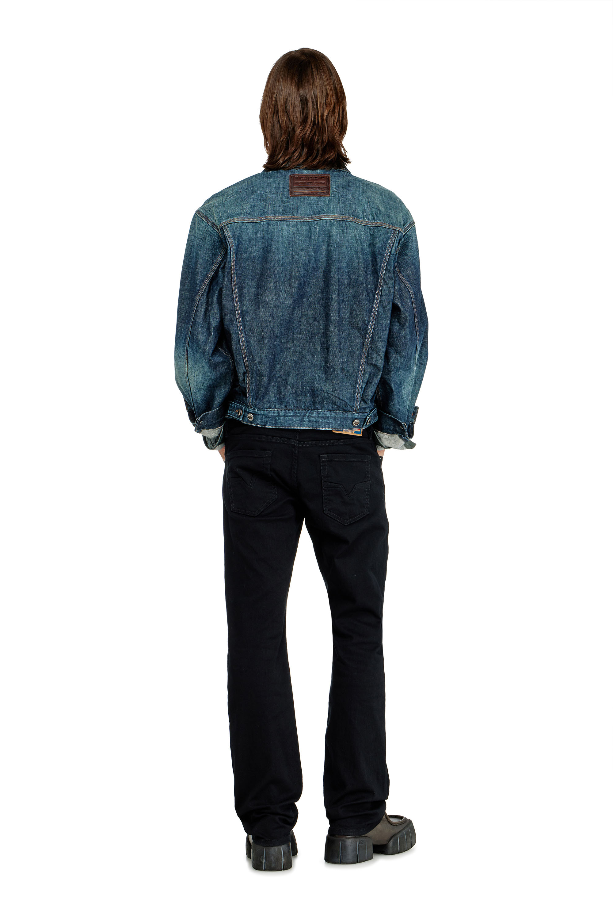 Diesel - Herren Regular Jeans 1985 Larkee 0688H, Schwarz/Dunkelgrau - 3