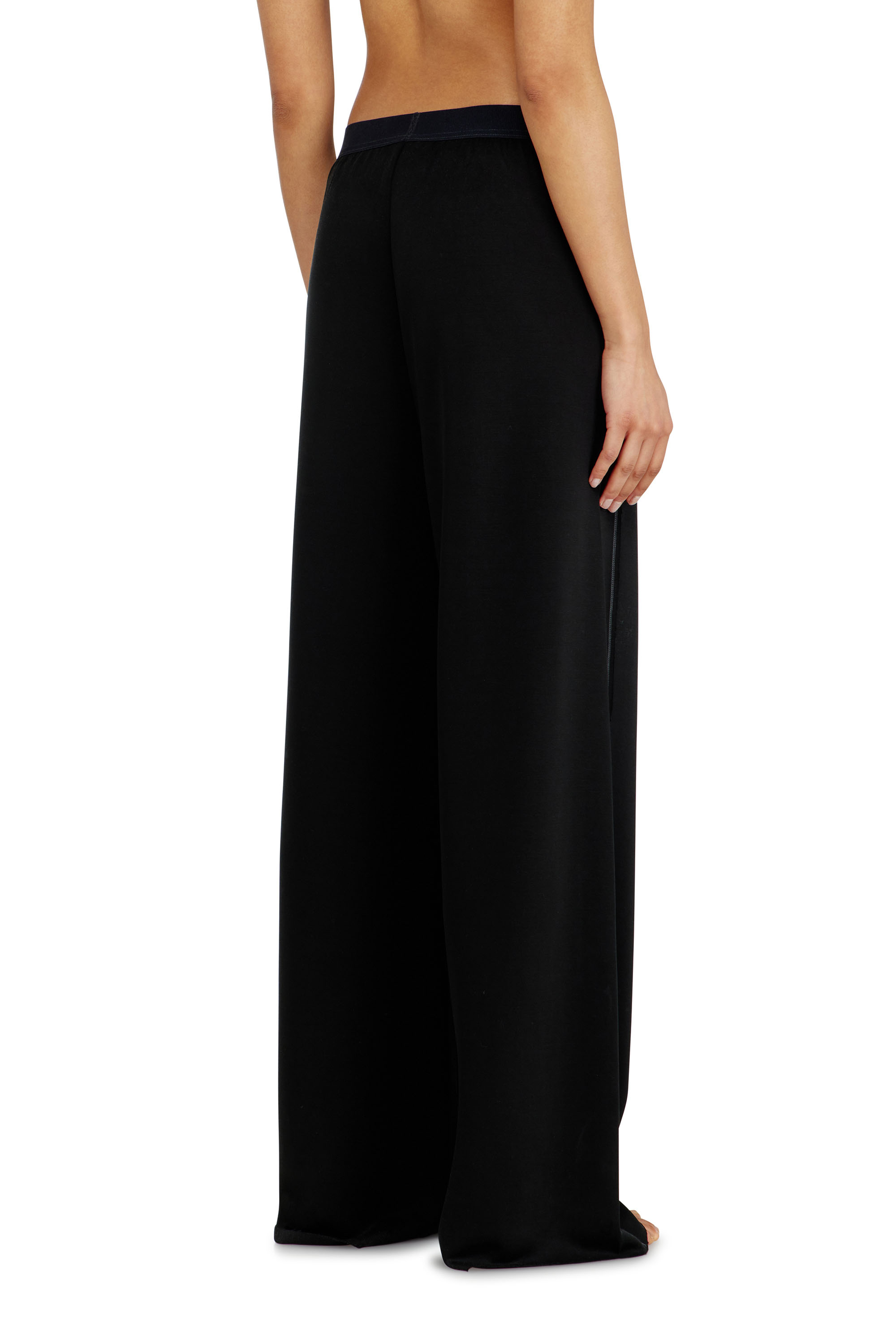 Diesel - ALYSA-UTLT, Damen Track pants aus leichtem stretch scuba in Schwarz - 3