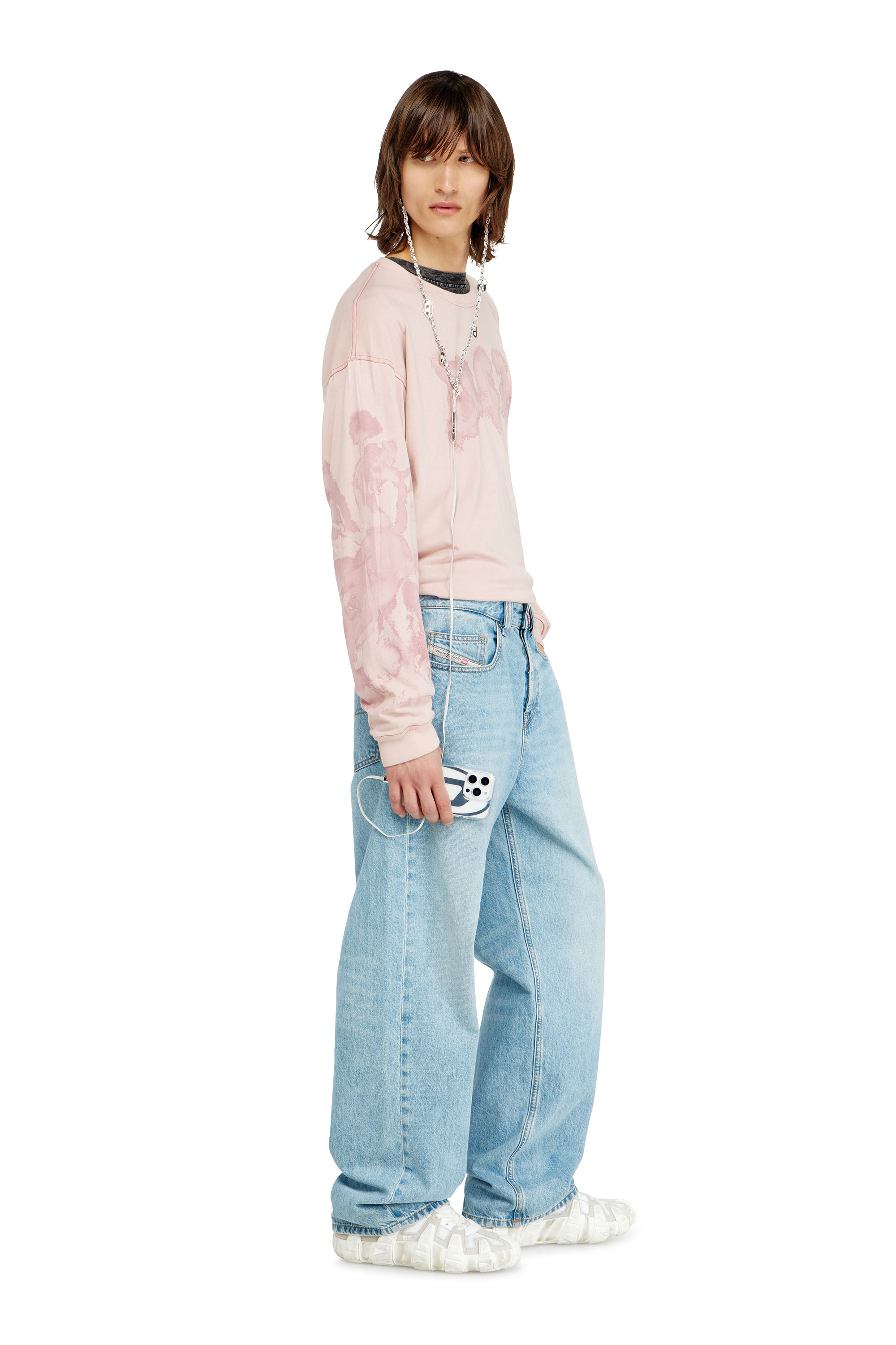 Diesel - Herren Relaxed Jeans 2001 D-Macro 09I29, Hellblau - 1