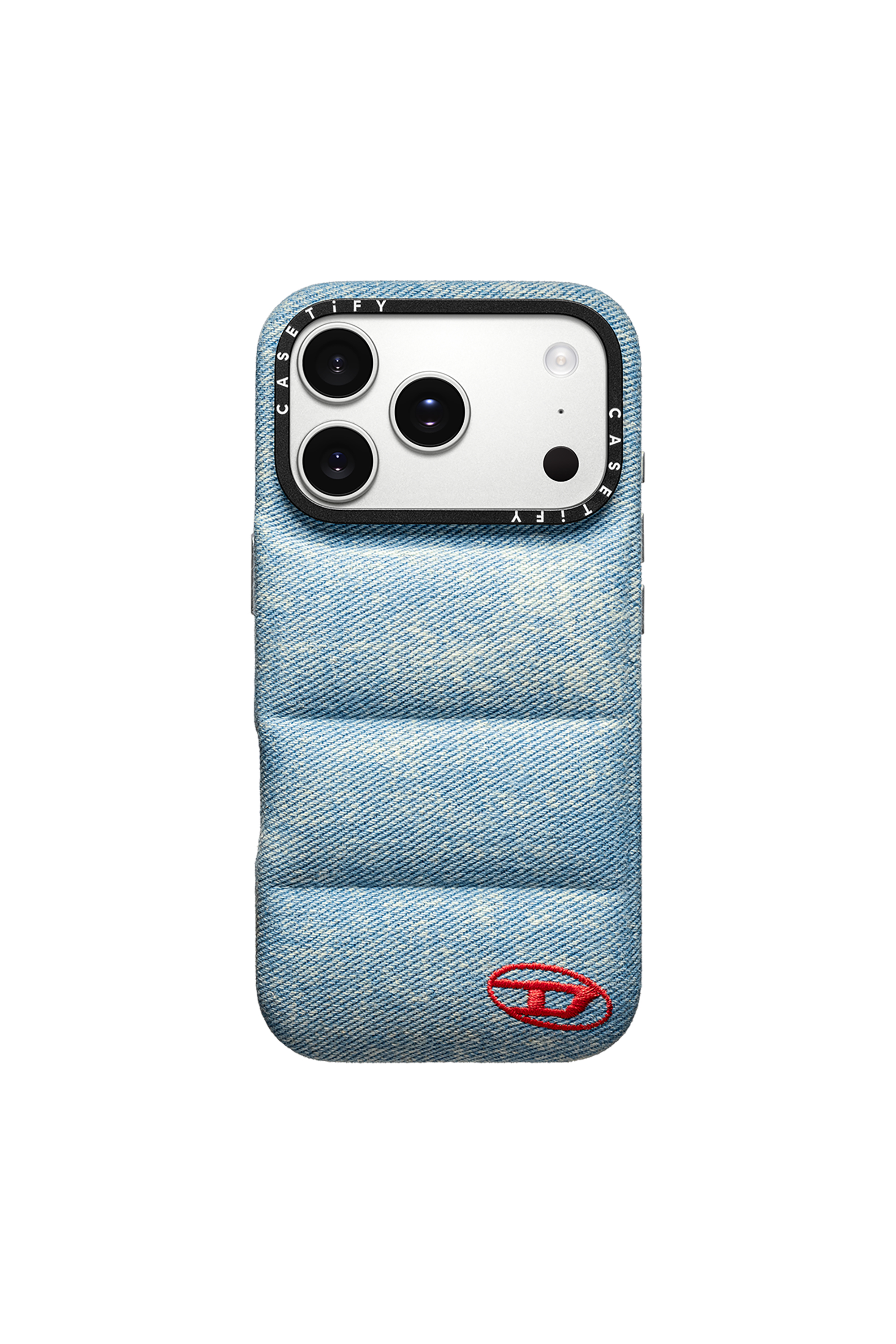 Diesel - 60609 MOULDED CASE, Unisex Puffer‑H&uuml;lle f&uuml;r iPhone 17 Pro Max in Blau - 1