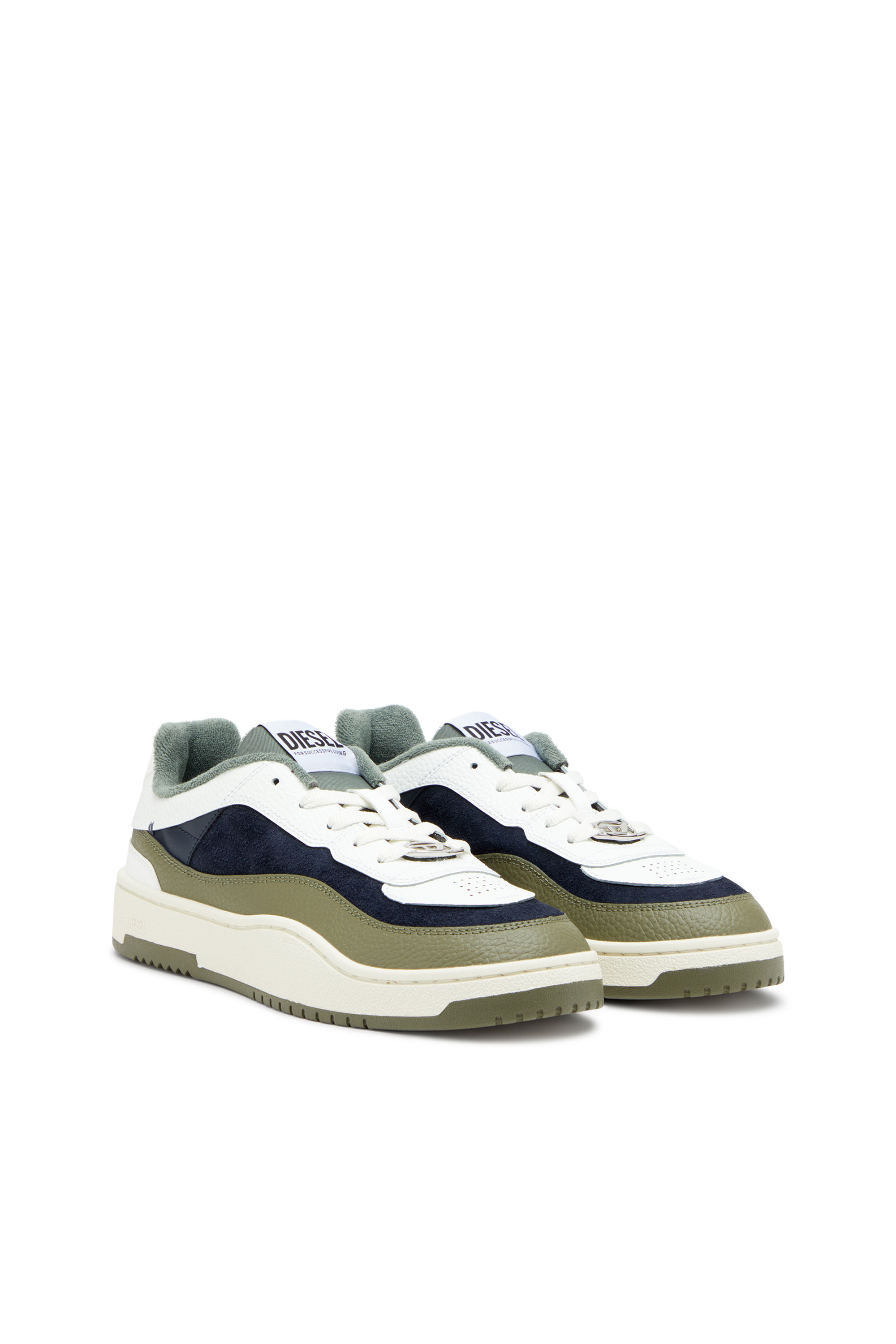 S-OVAL SKATE LOW, Weiss/Grün S-OVAL SKATE LOW, Weiss/Grün