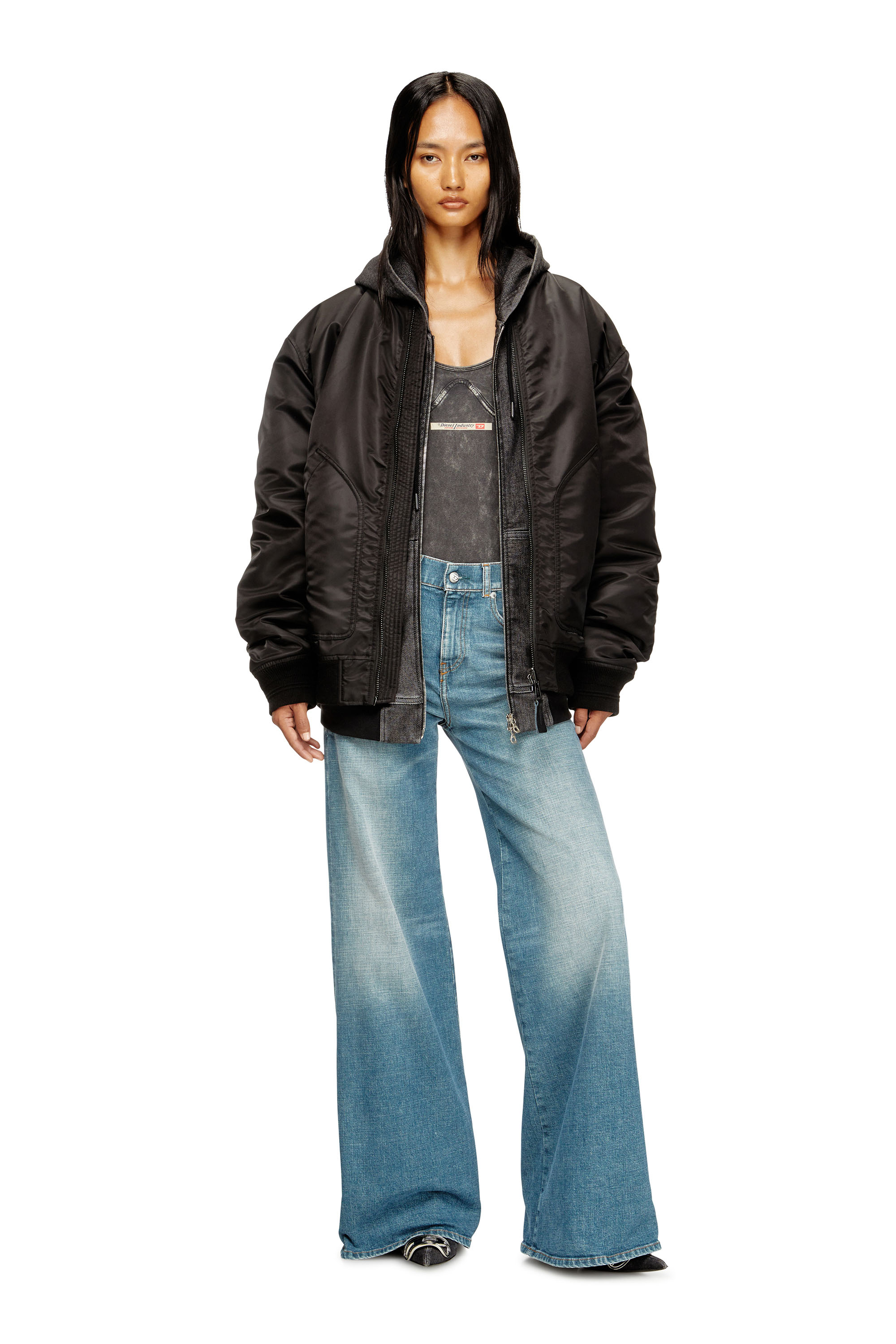 Diesel - Damen Flare Jeans 1978 D-Akemi 09M58, Mittelblau - 2