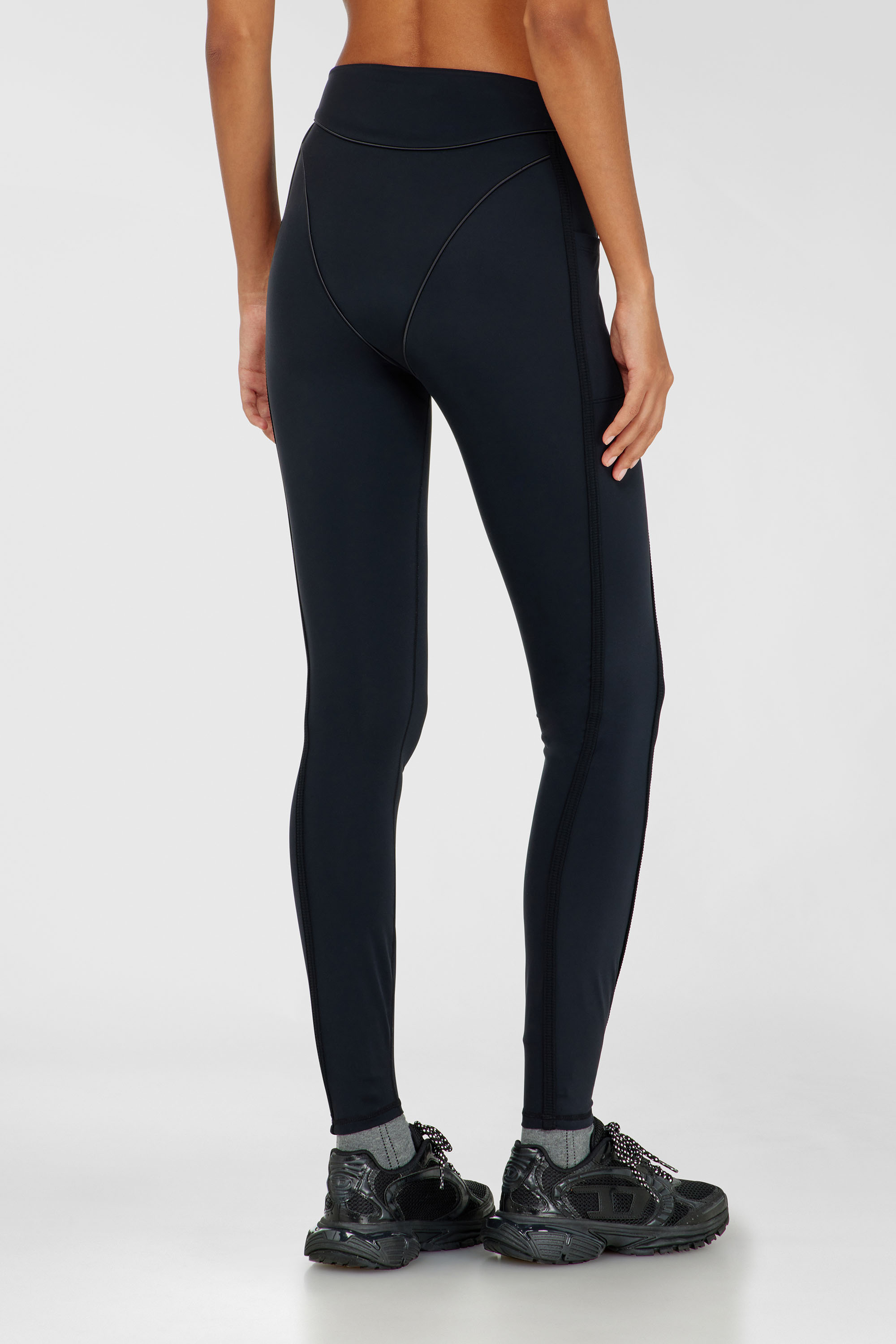 Diesel - FELICIA-UTLT, Damen Leggings aus Mikrofaser in null - 3