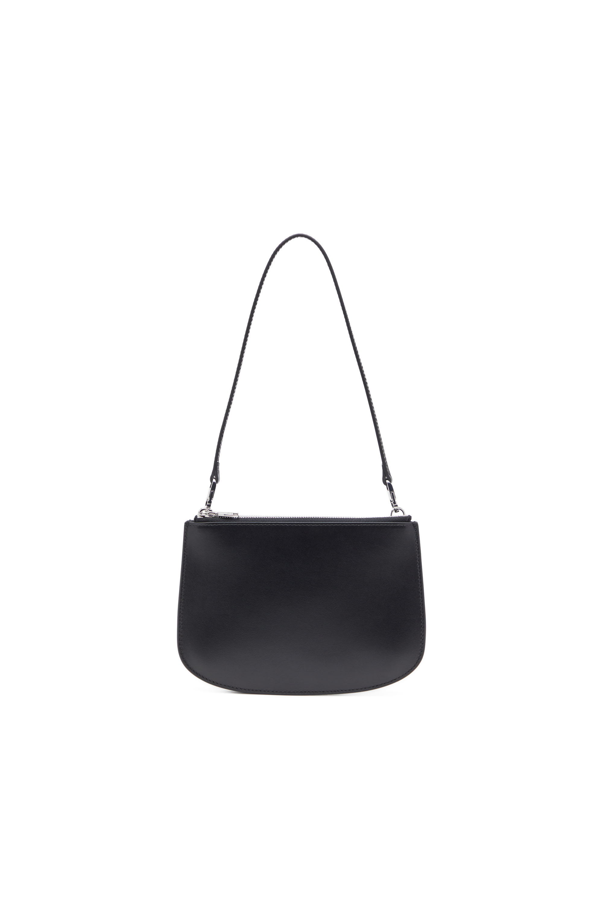 Diesel - 1DR TWIN, Damen 1DR Twin-Schultertasche mit Doppelbeutel aus bedrucktem Leder in Schwarz - 3