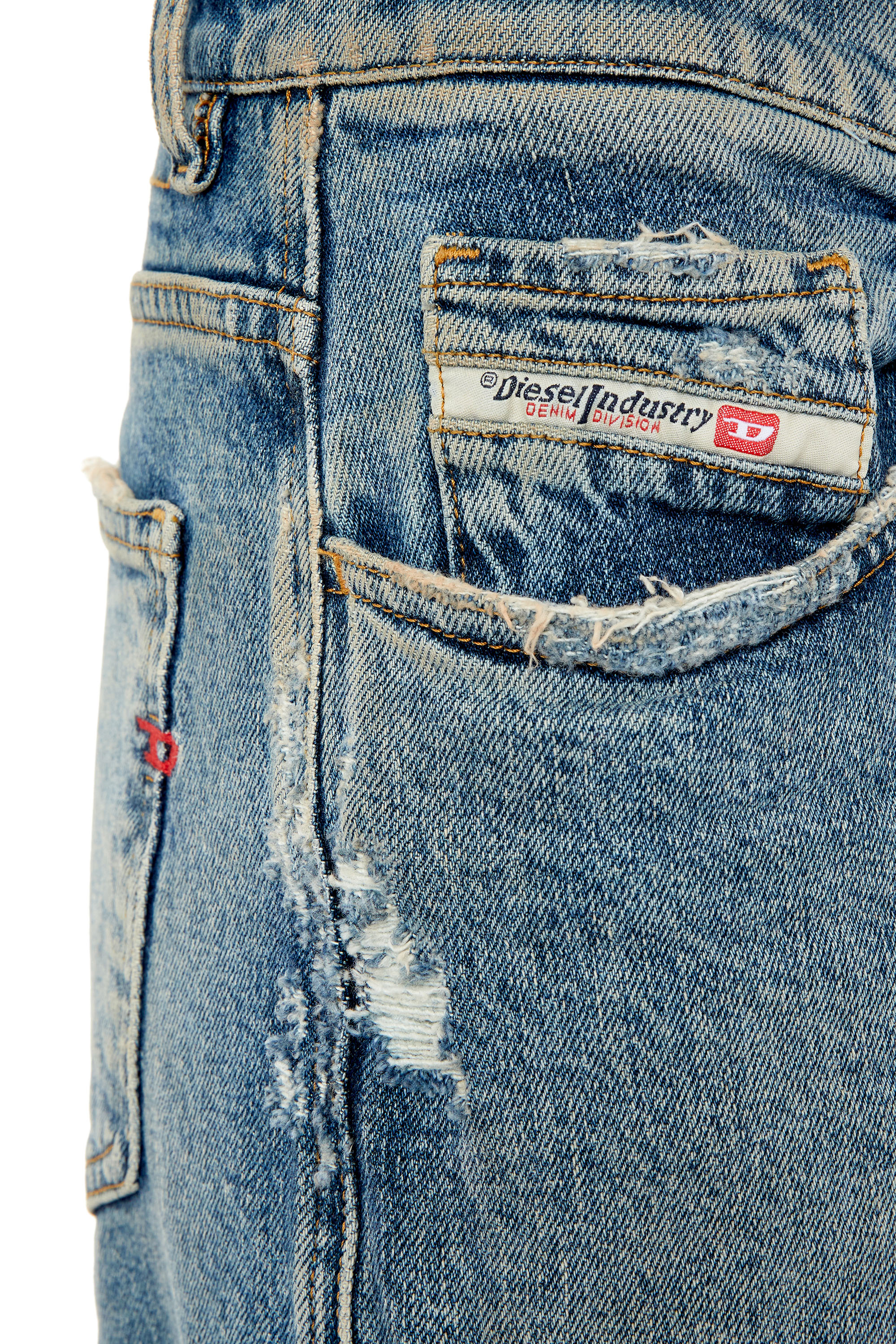 Diesel - Boyfriend Jeans 2016 D-Air 007M8, Mittelblau - Image 3