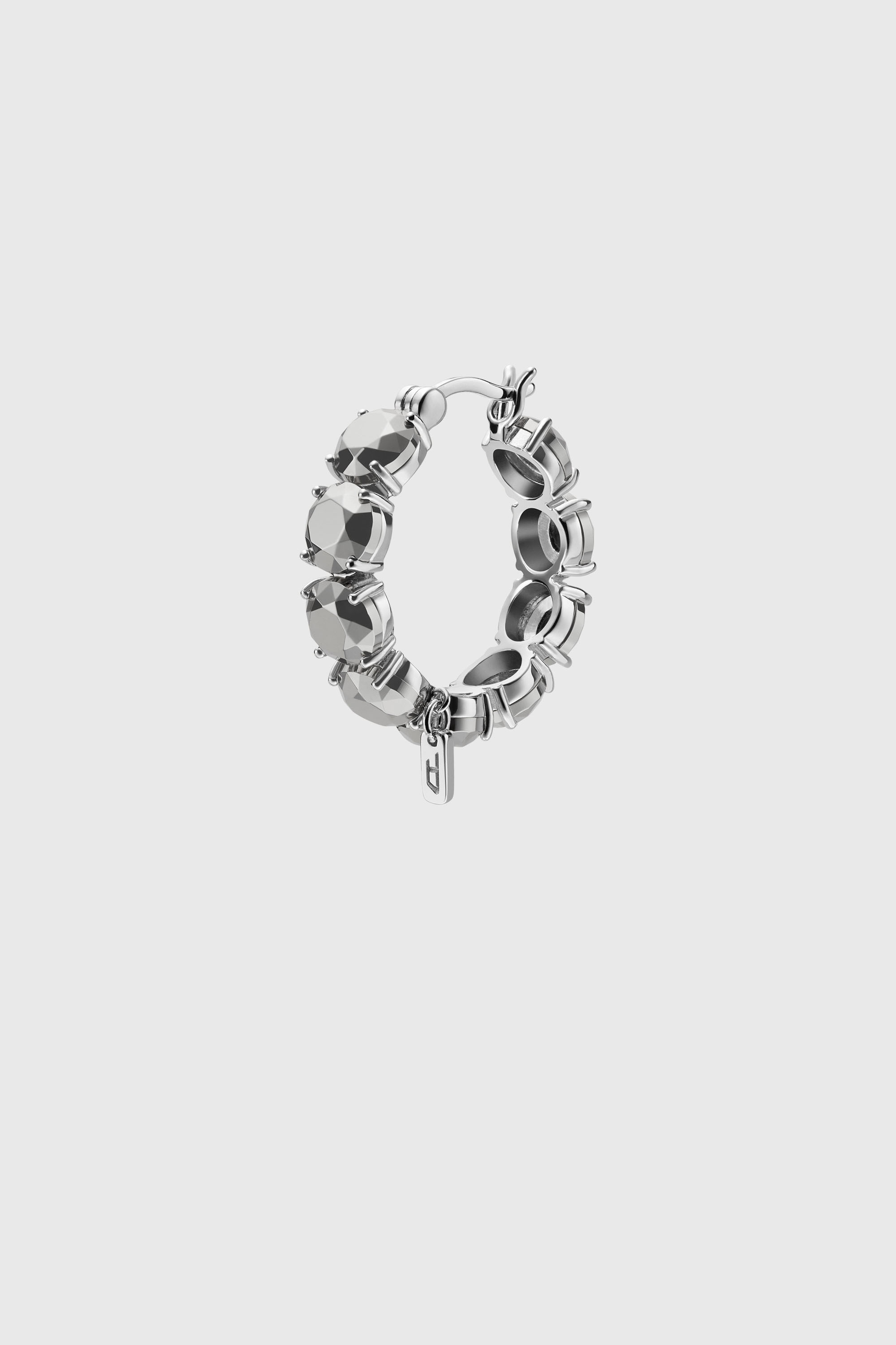 Diesel - DL1357040 STERLING SILVER JEWEL, Unisex Ohrring aus Sterlingsilber in Silber - 1