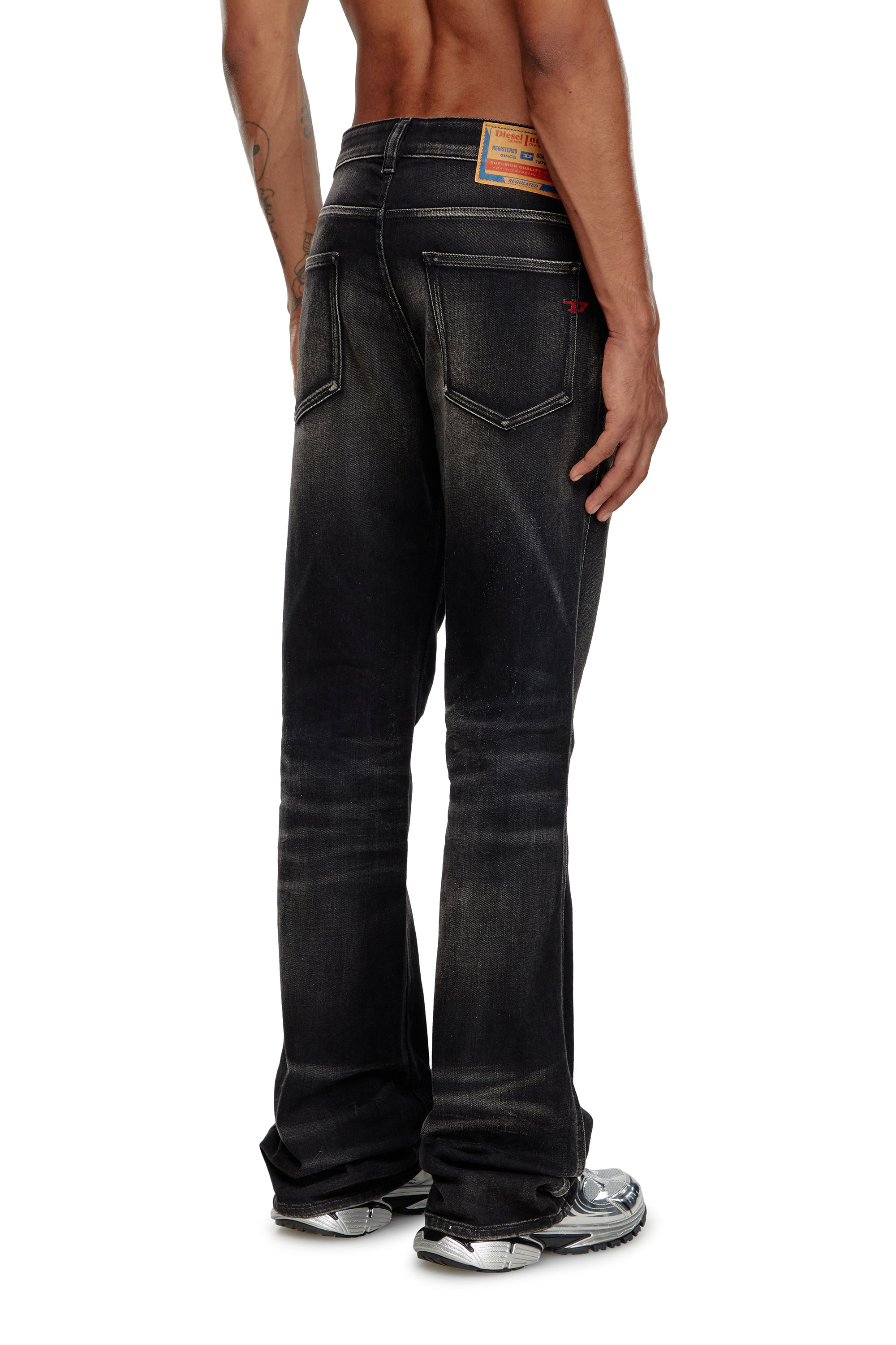 Diesel - Herren Bootcut Jeans 1998 D-Buck 09J53, Schwarz/Dunkelgrau - 3