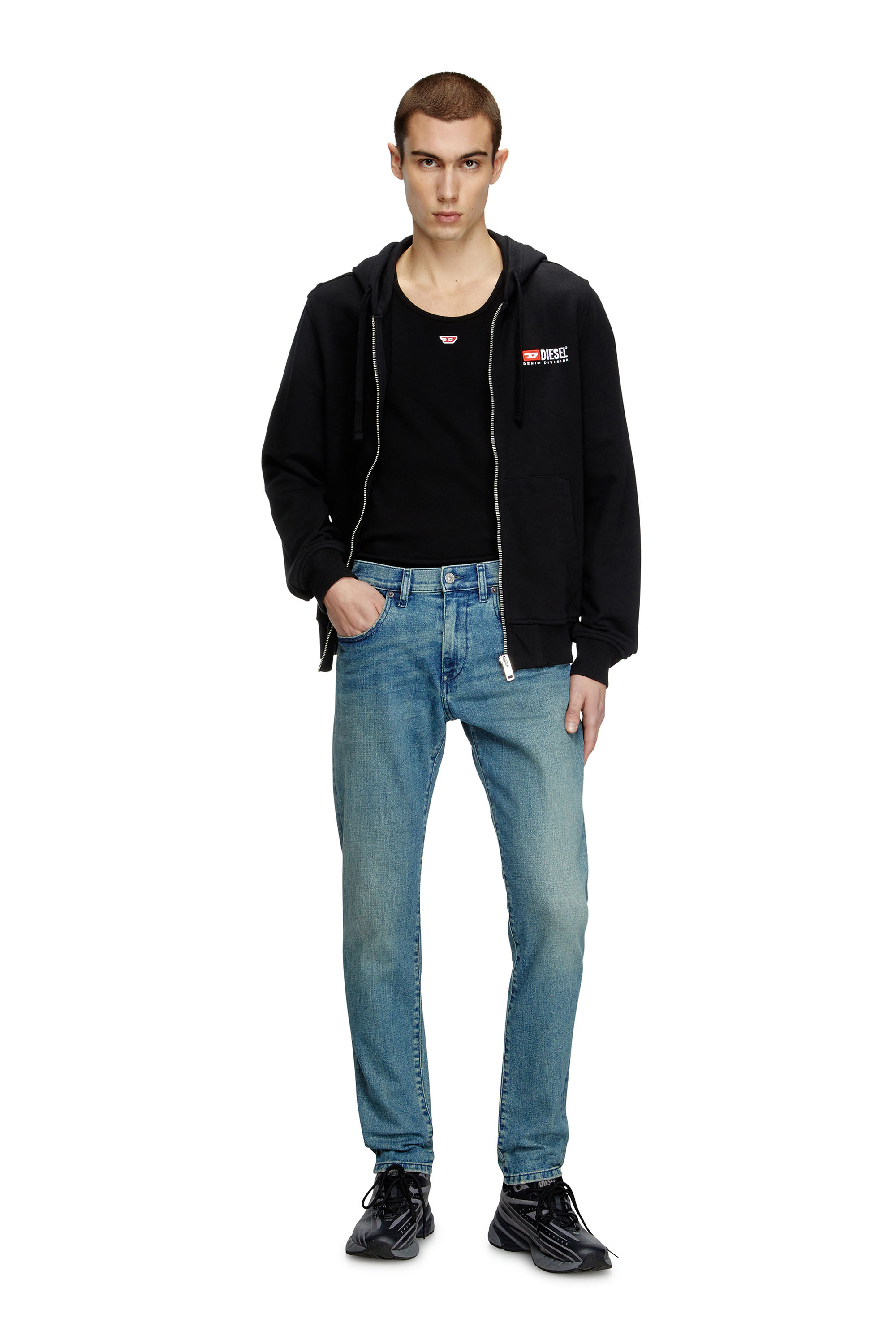 Diesel - Herren Slim Jeans 2019 D-Strukt 0BMBW, Mittelblau - 2