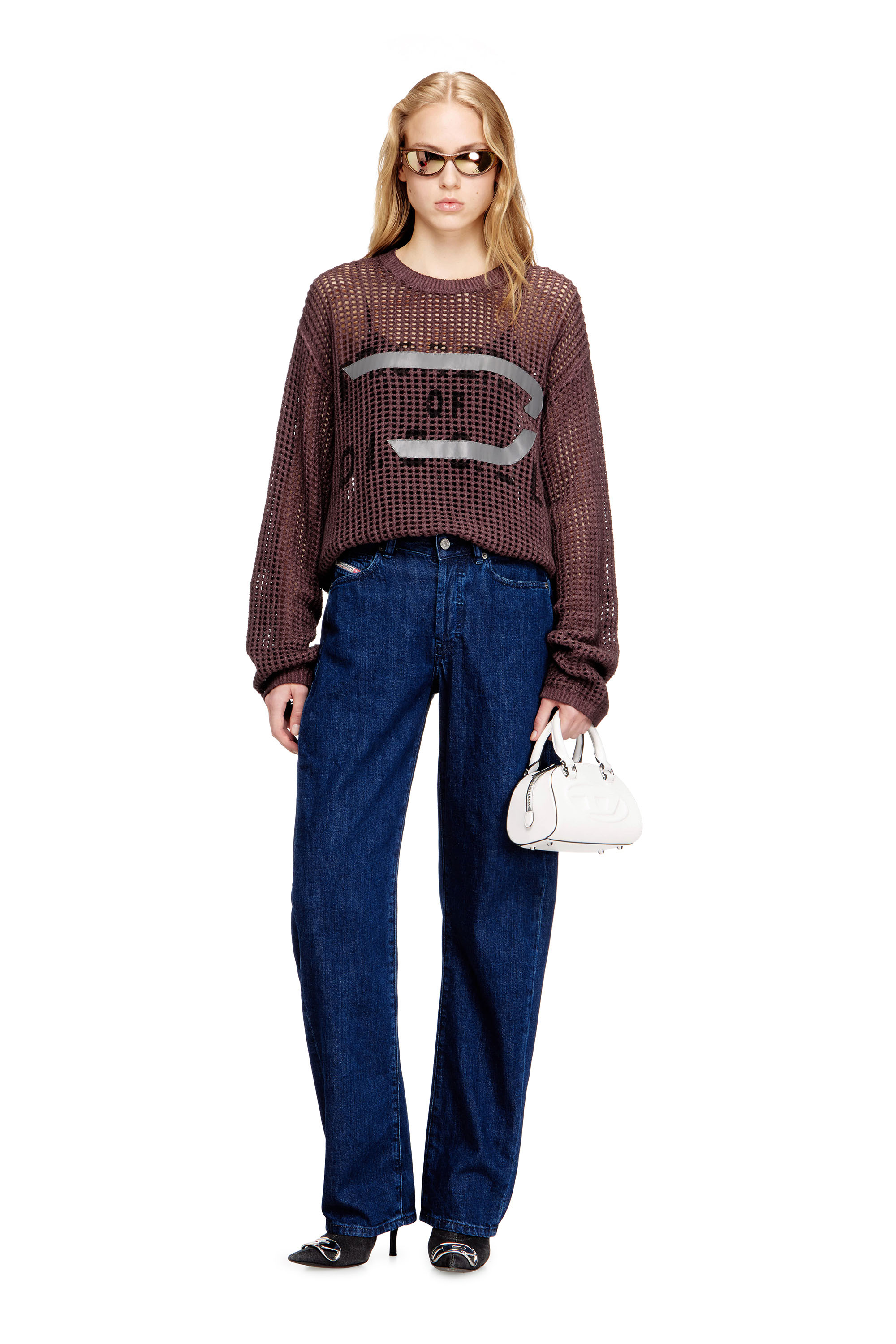 Diesel - Damen Relaxed Jeans 1974 D-Ellz 0DBDX, Dunkelblau - 1