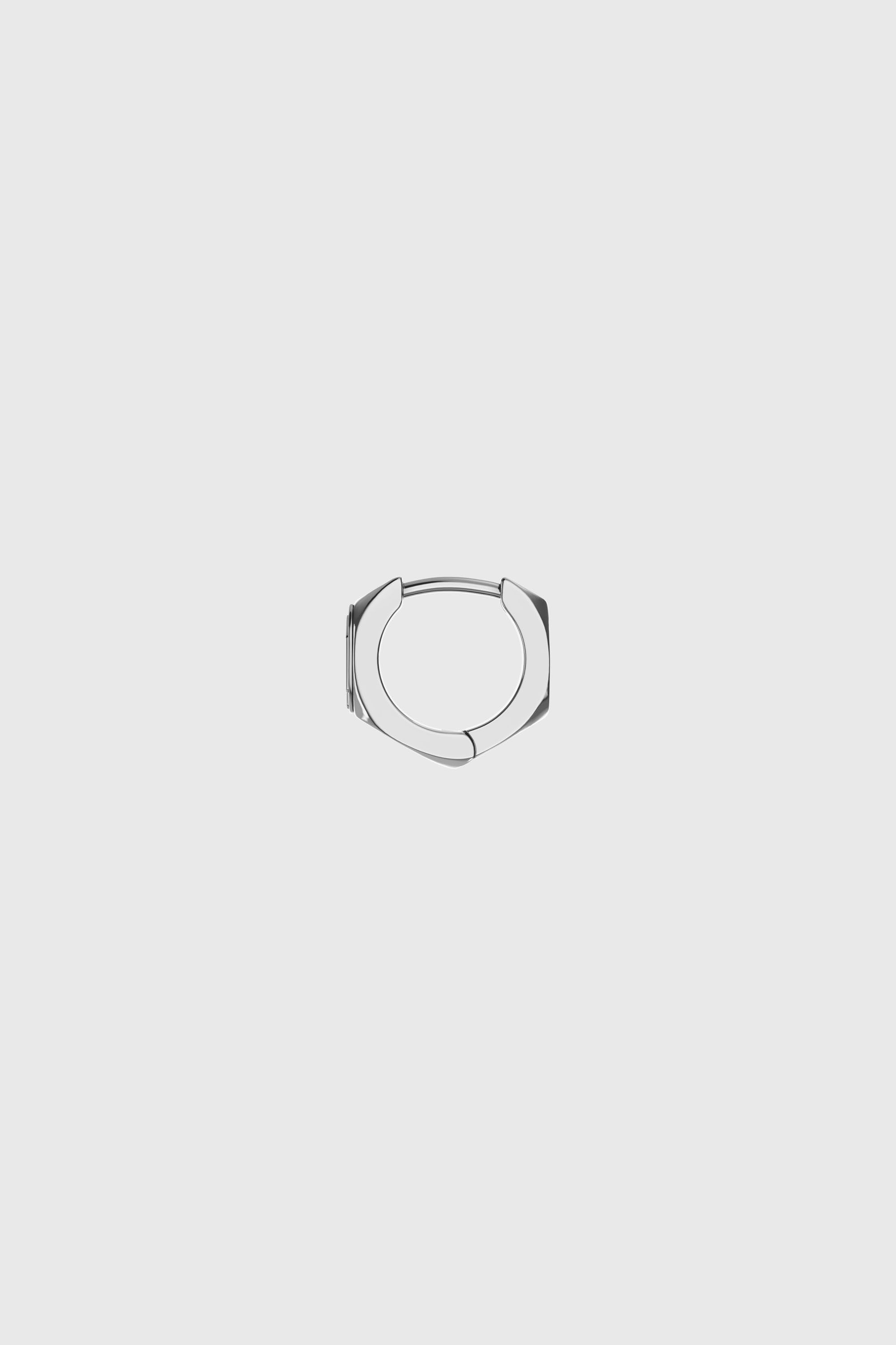 Diesel - DX1692040 JEWELLERY, Unisex Einzelner Creolen-Ohrring aus Edelstahl in Silber - 2