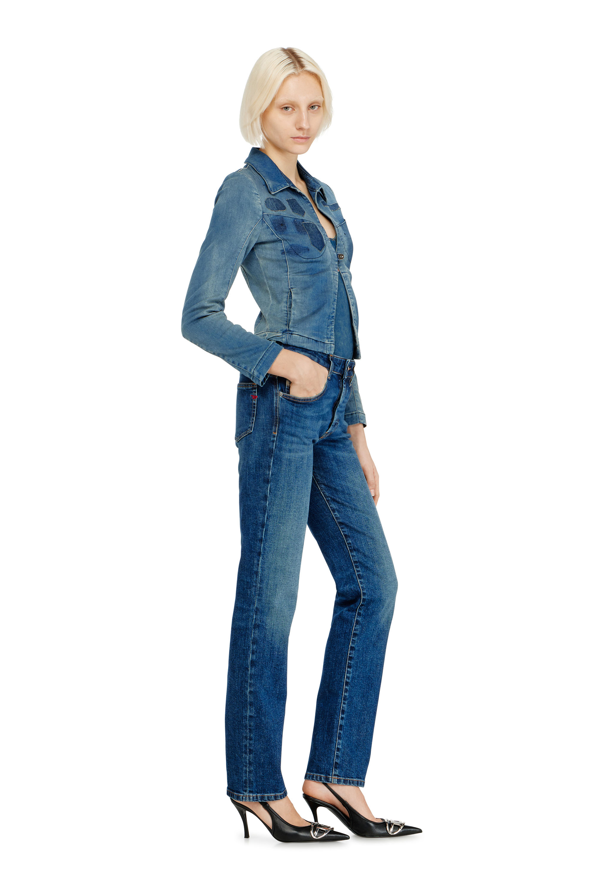 Diesel - Damen Regular Jeans 1989 D-Mine 09I28, Dunkelblau - 2