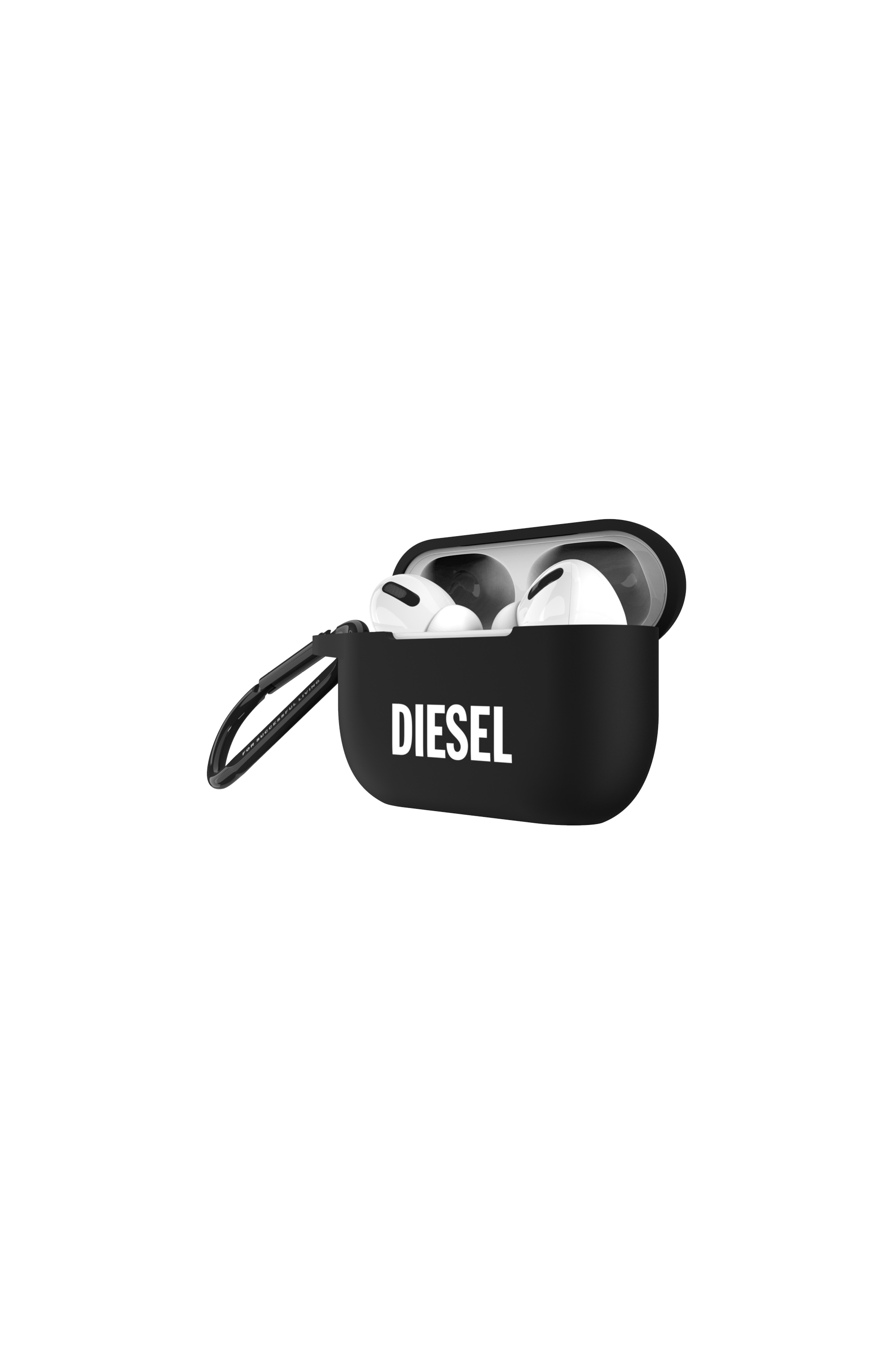 Diesel - 45835 AIRPOD CASE, Unisex Silikon AirPods Pro Case in Schwarz - 3