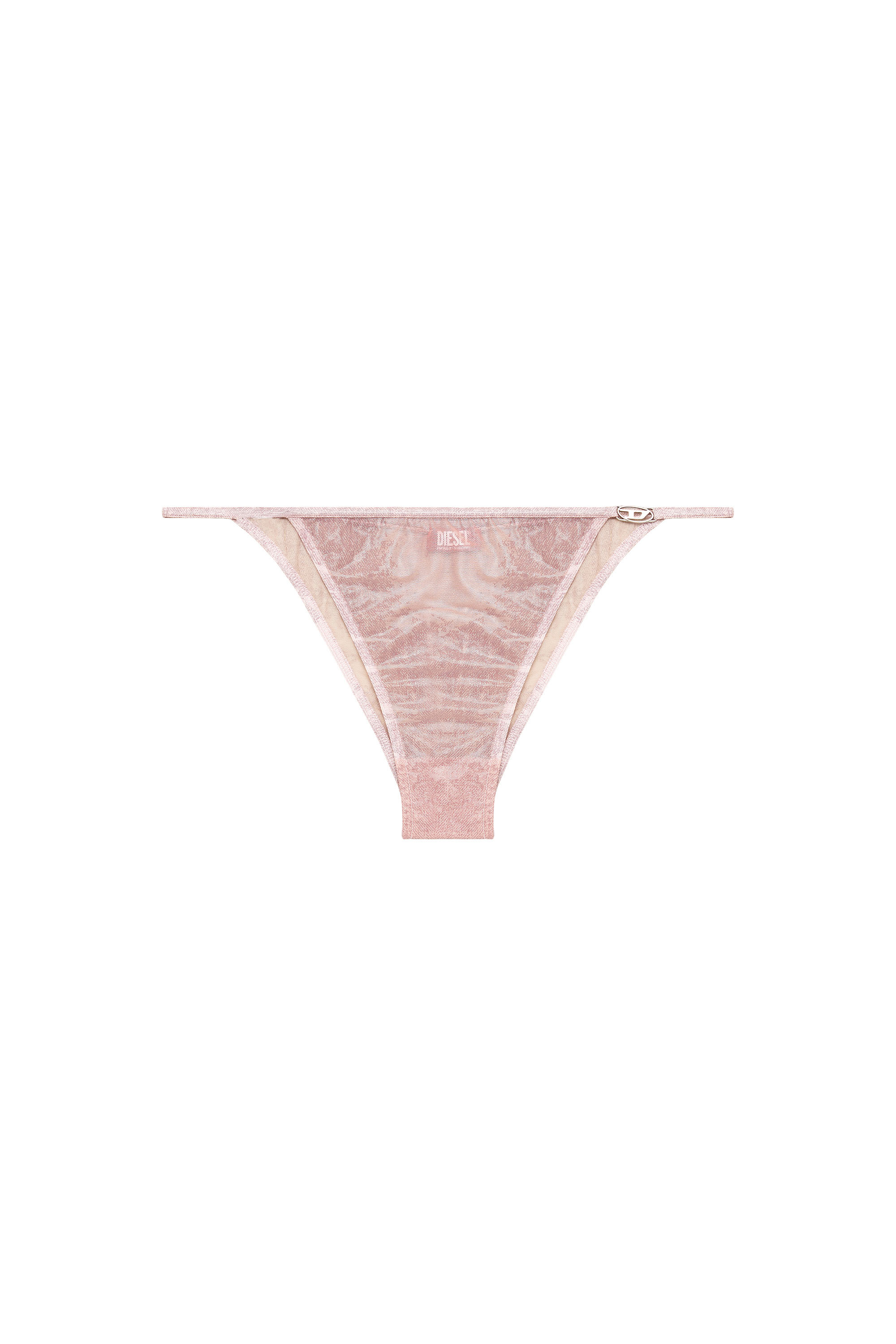 Diesel - PUNCHY-GFT, Damen Slip aus Nylon mit Logo in Rosa - 3